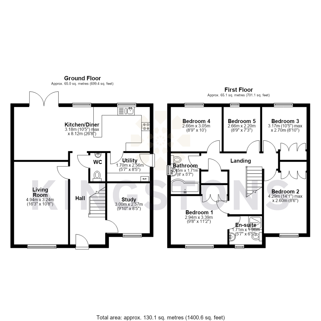 50, Caretakers Close, Melksham floorplan
