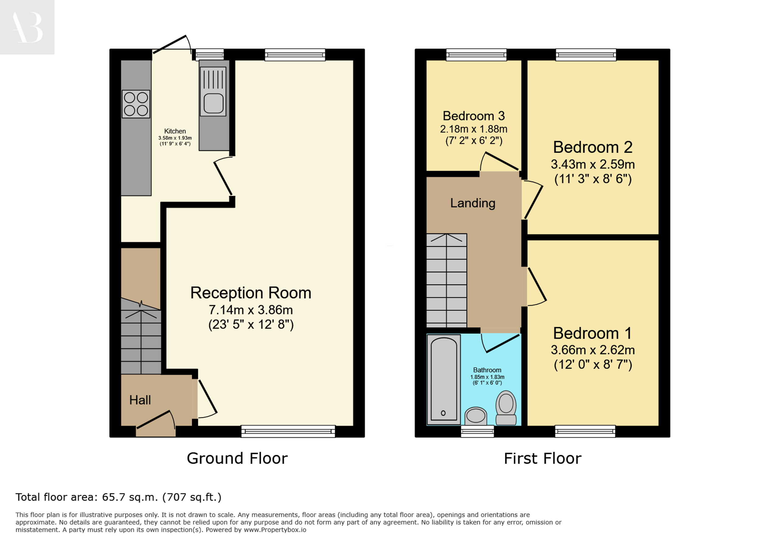 7 Stoneywell Road, Leicester floorplan