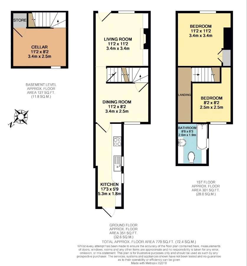47, Observatory Street, Oxfordshire floorplan