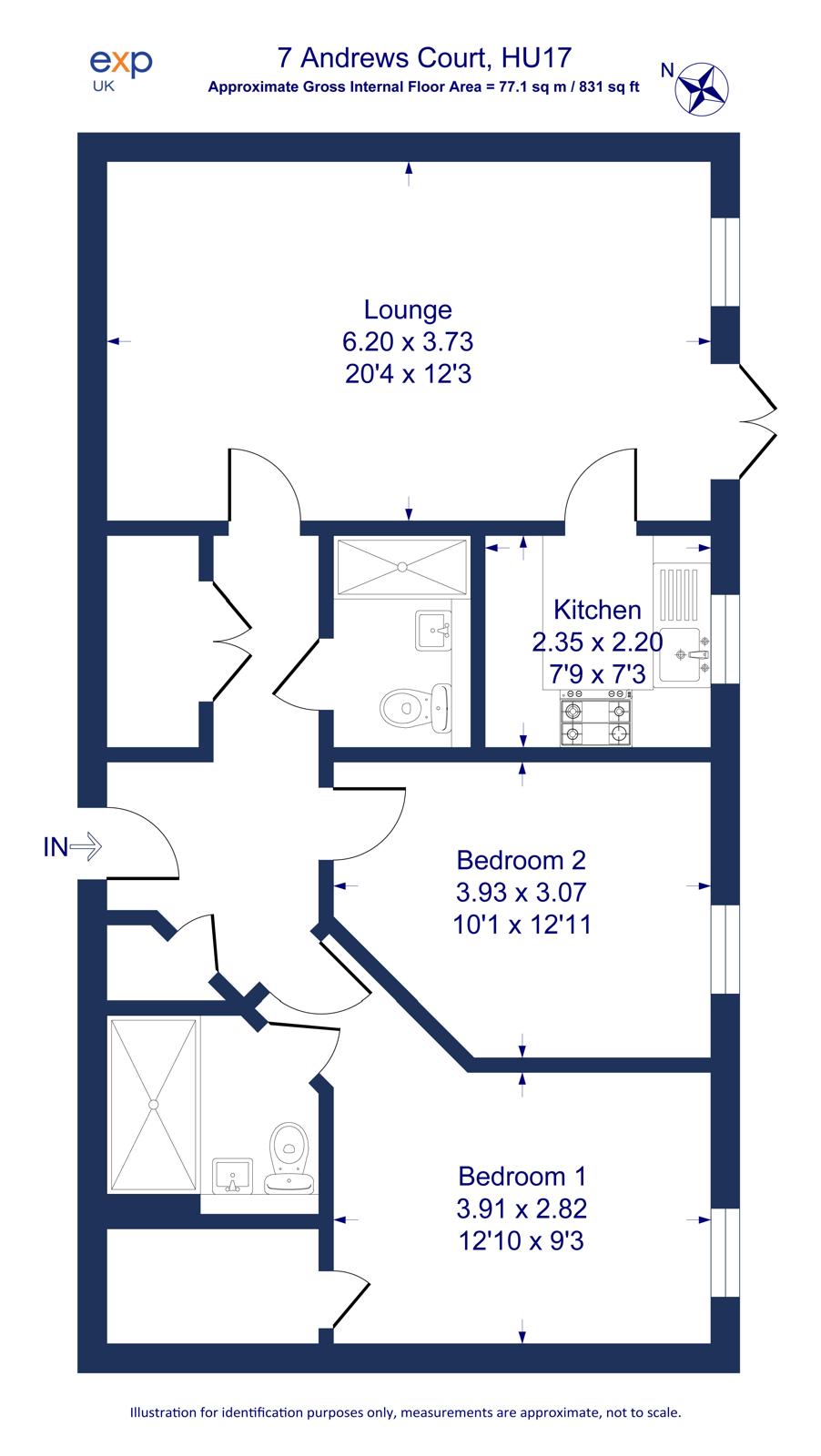 Andrews Court,7, Molescroft Road, Beverley floorplan