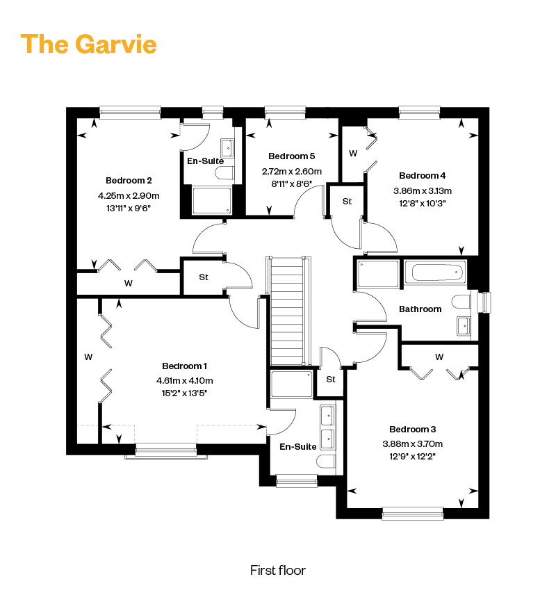 64, "Garvie" at A803, Off Lathallan Interchange, Polmont FK2 floorplan