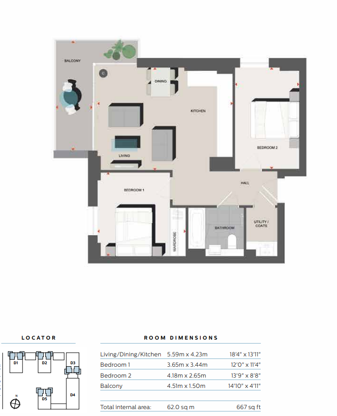 Kidbrooke Park Road, Kidbrooke Village, London SE3, 2 bedroom flat to rent 67053456
