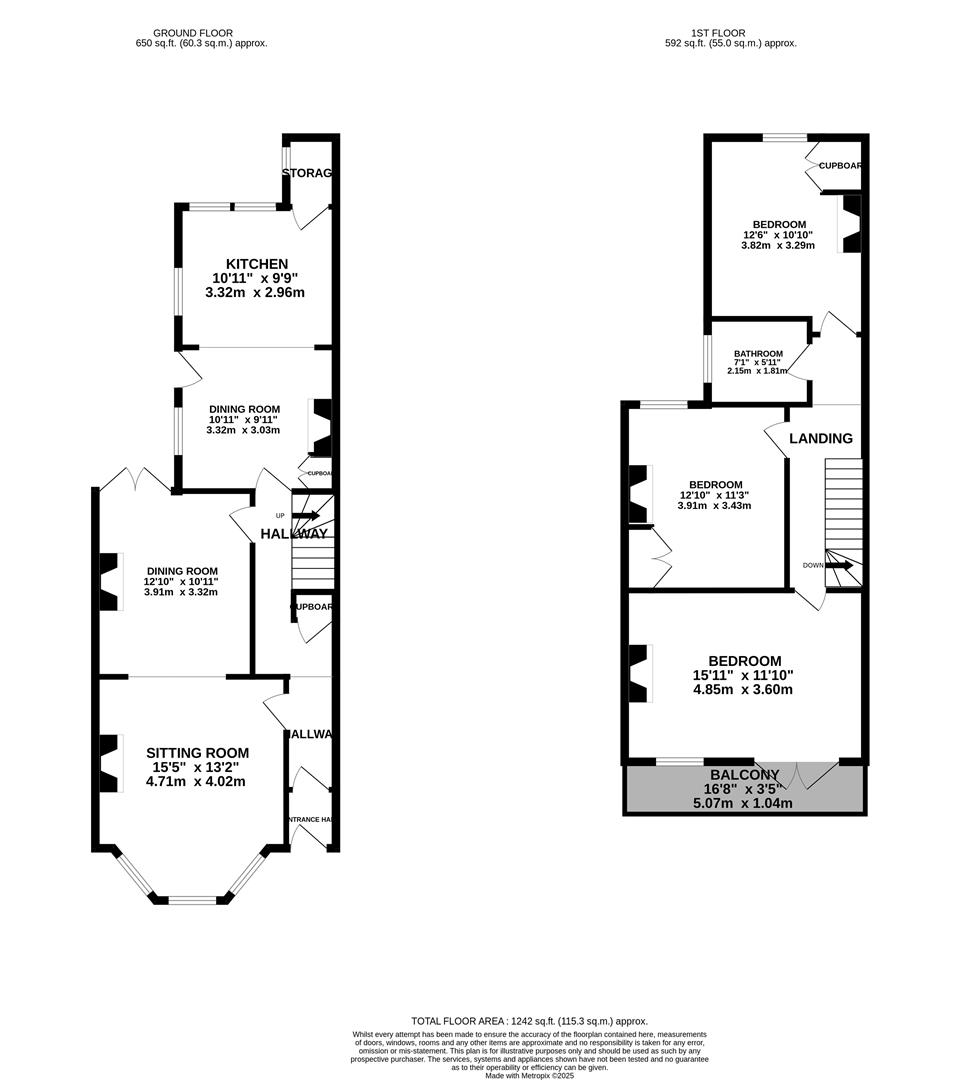 38, Downs Road, Hastings floorplan