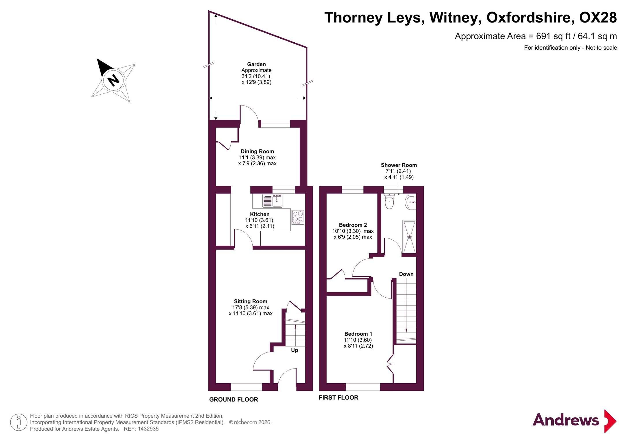 32, Thorney Leys, Oxfordshire floorplan