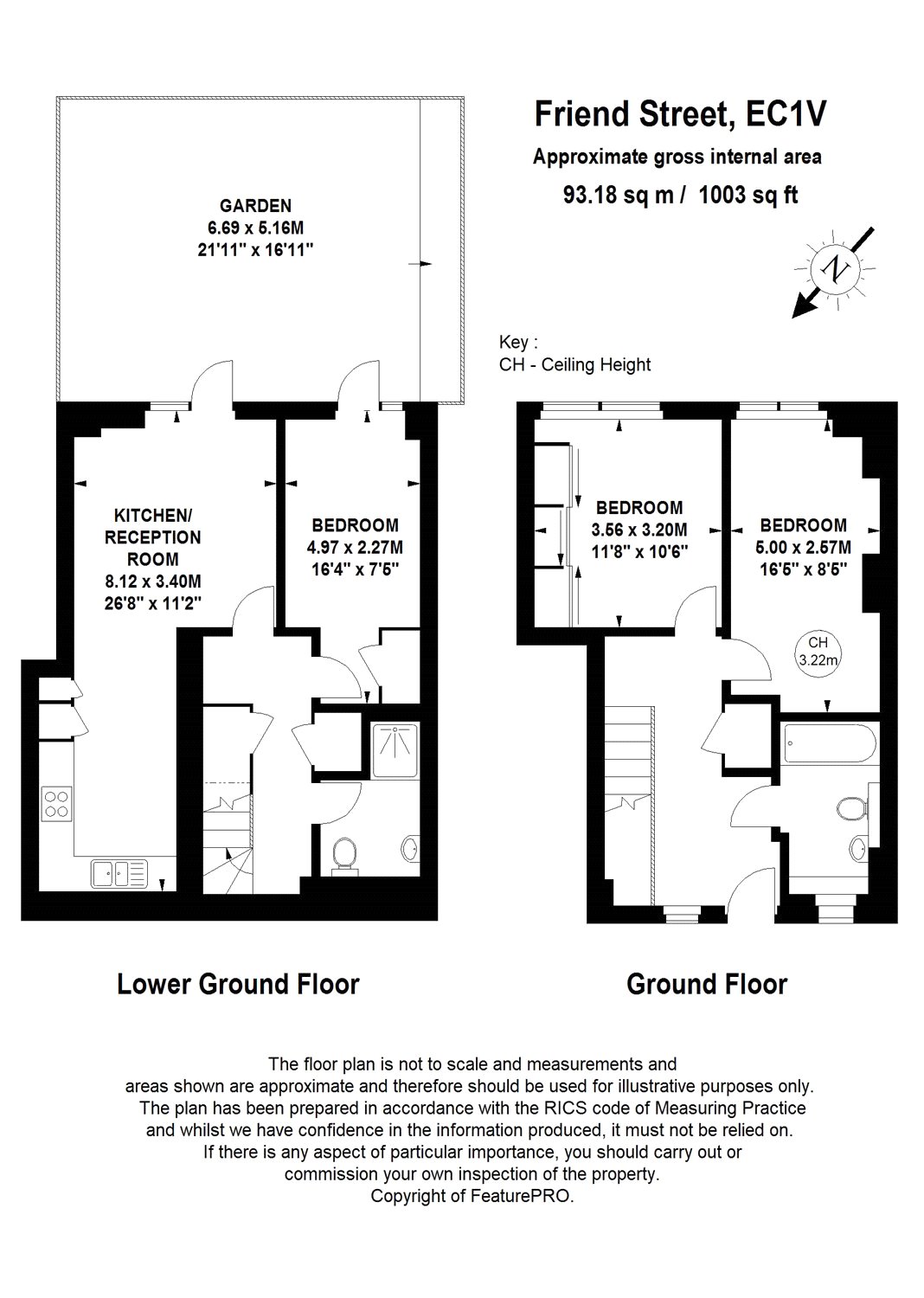3 Bedrooms Terraced house to rent in Friend Street, London EC1V