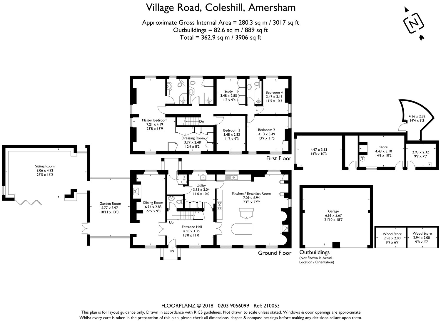 4 Bedrooms Detached house for sale in Village Road, Coleshill, Amersham, Buckinghamshire HP7