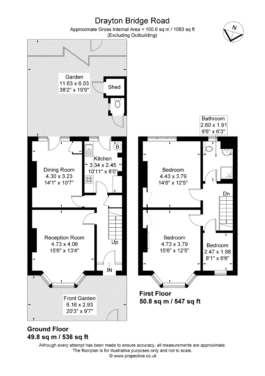 Drayton Bridge Road, Hanwell, London W7, 3 bedroom end terrace house