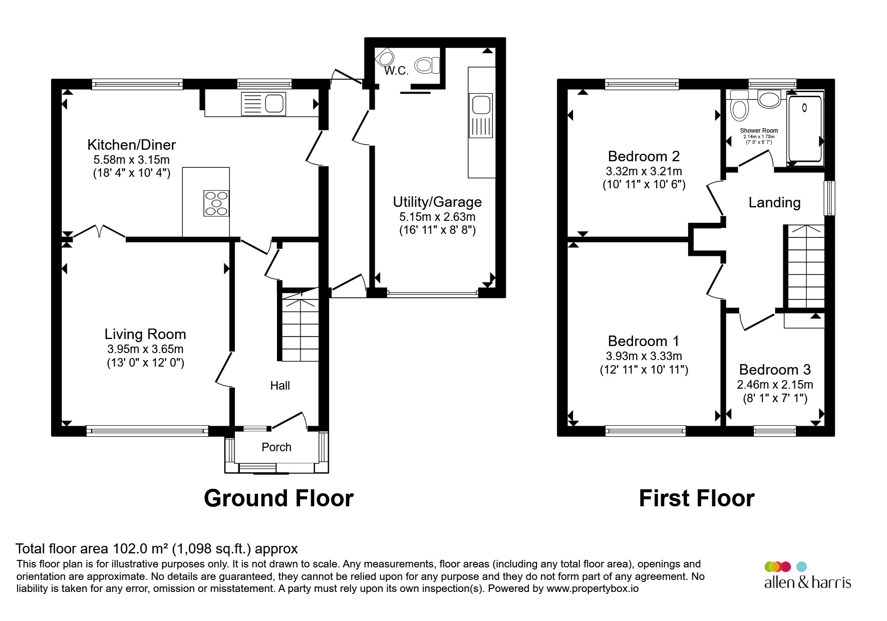 53, Napier Road, Bath floorplan