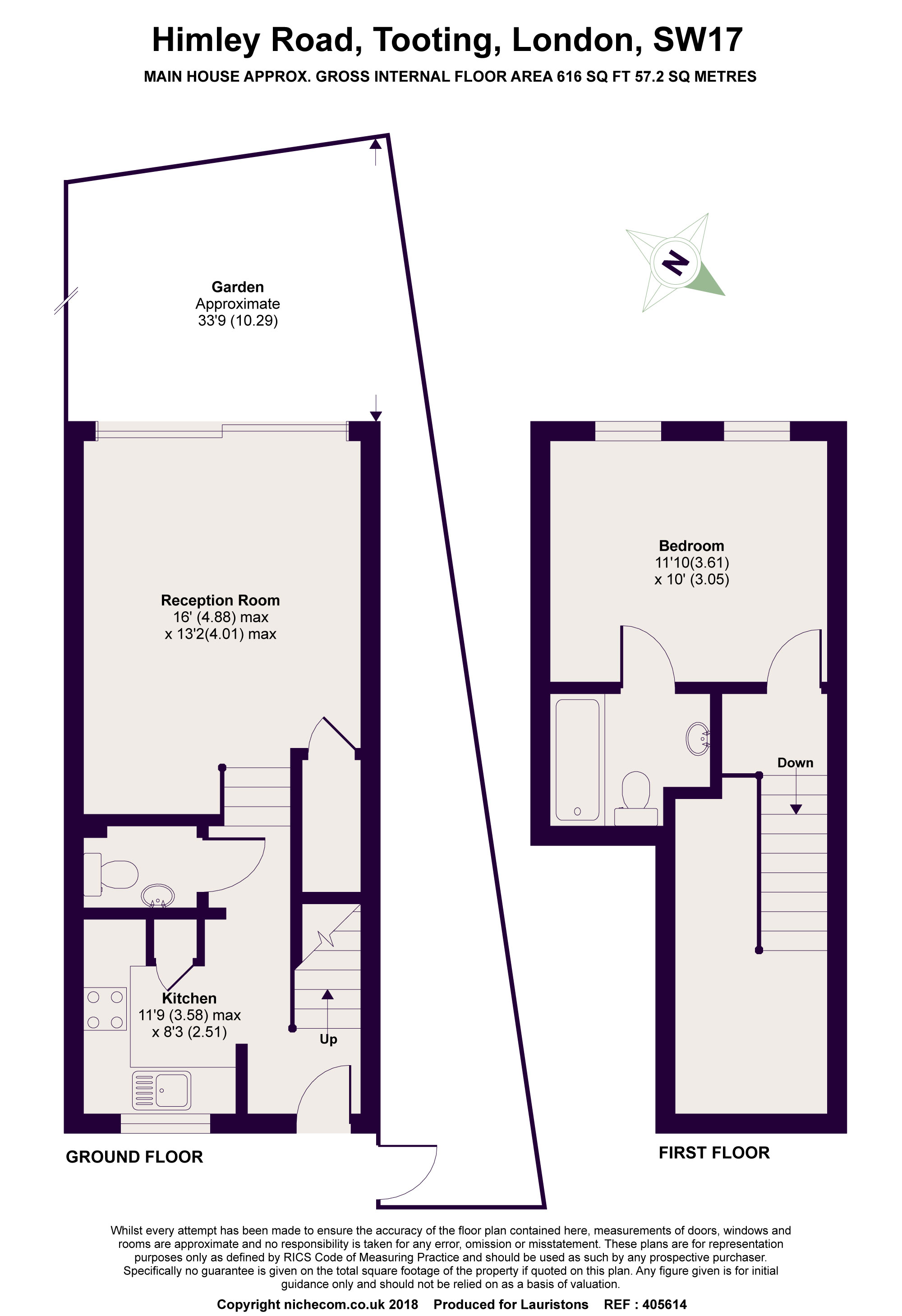 1 Bedrooms  for sale in King Georges Mews, Tooting SW17