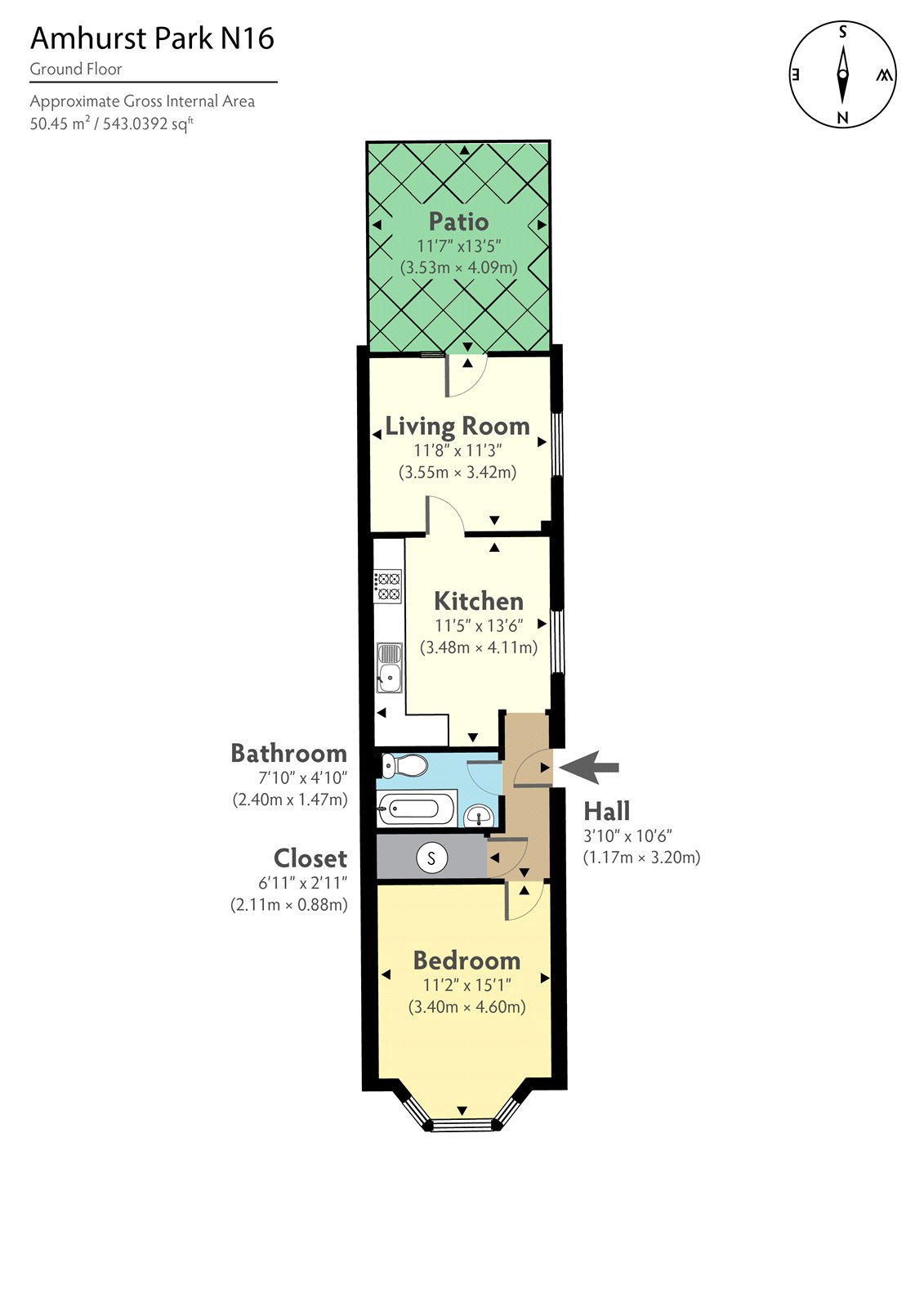 Amhurst Park, London floorplan
