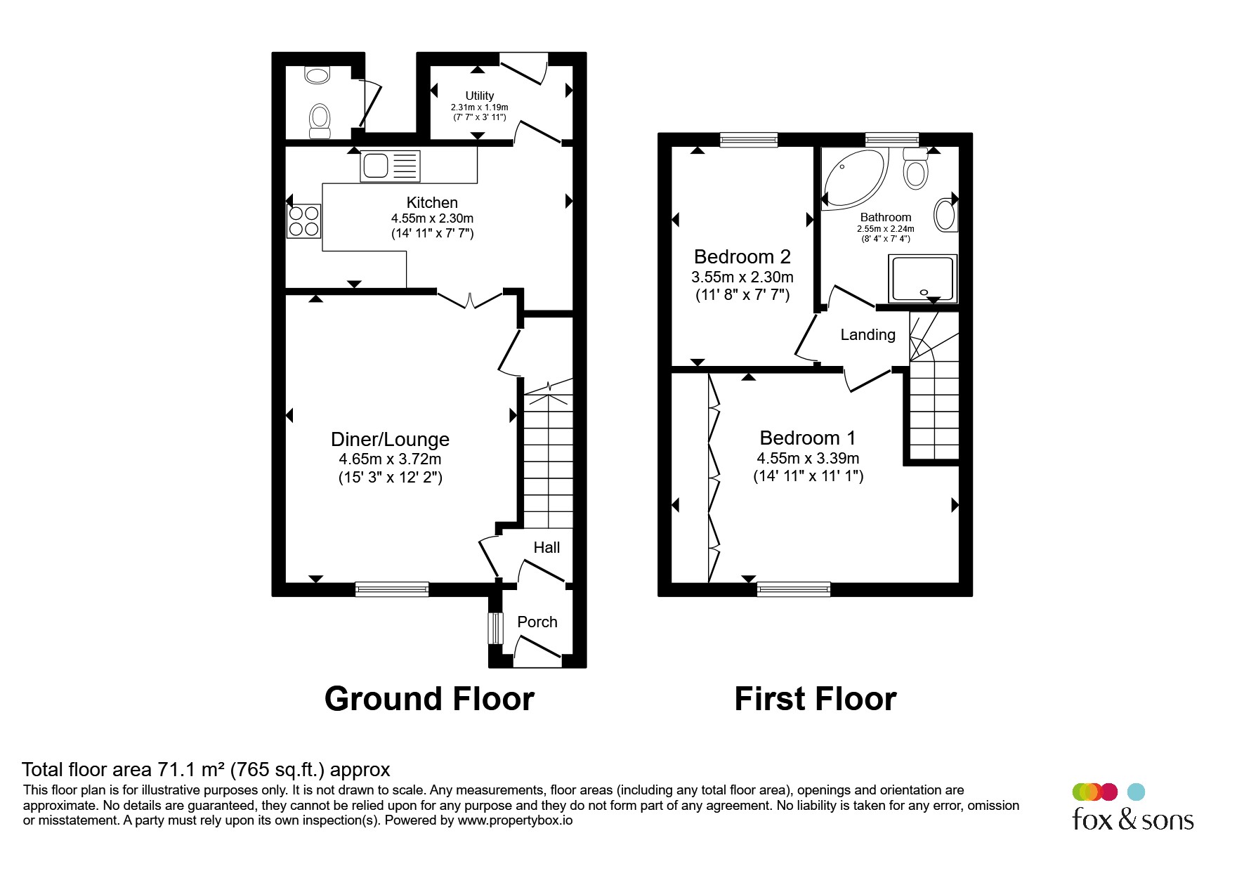 28, Eastland Road, Yeovil floorplan