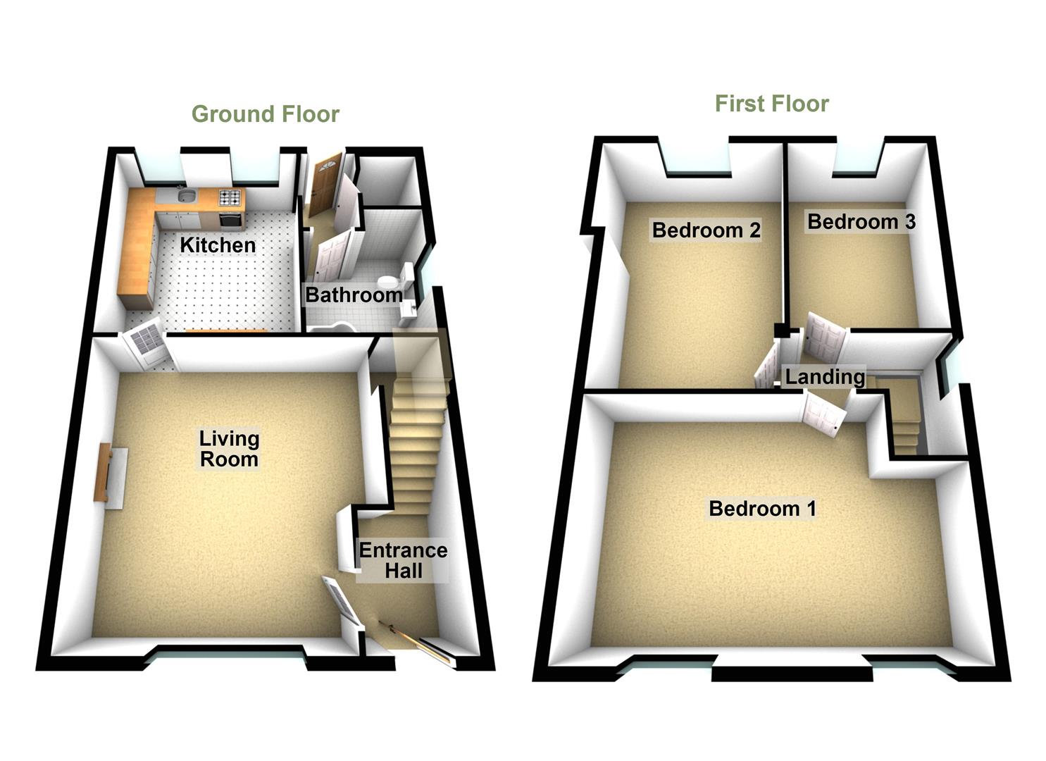Coronation Road, Loftus floorplan