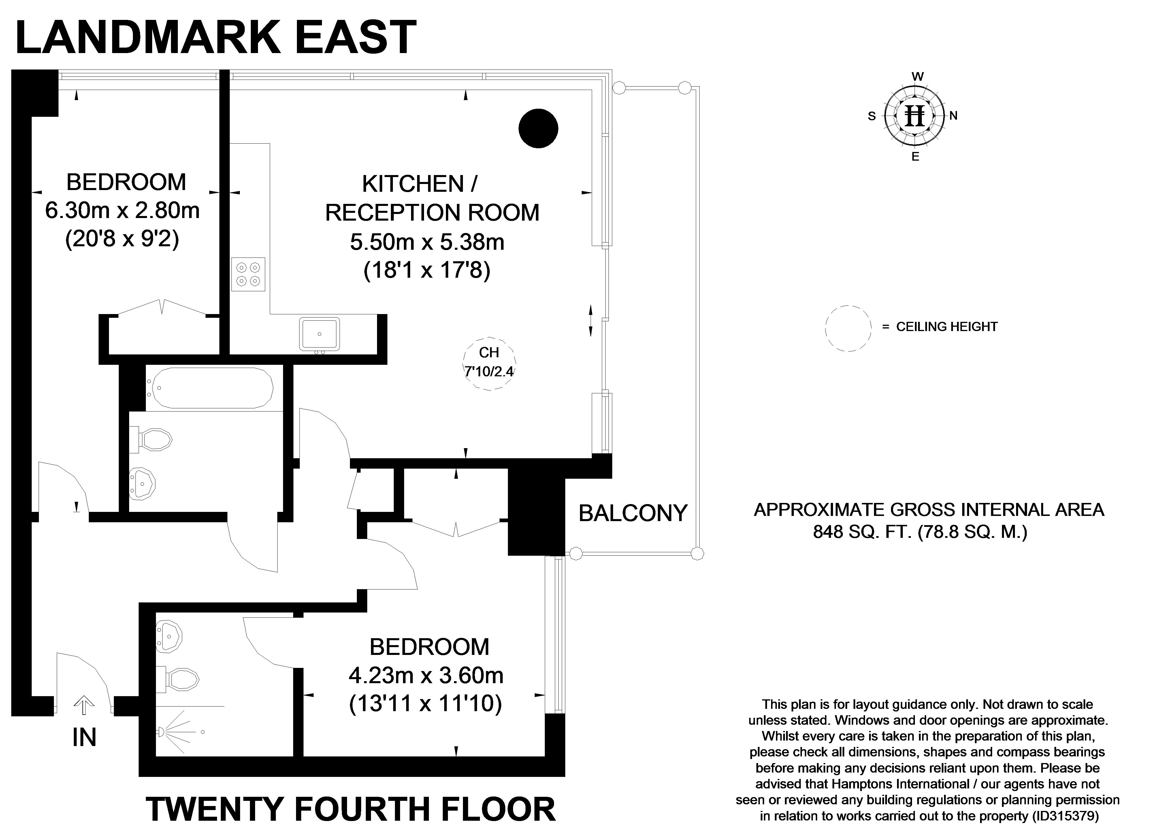 2 Bedrooms Flat to rent in Marsh Wall, London E14