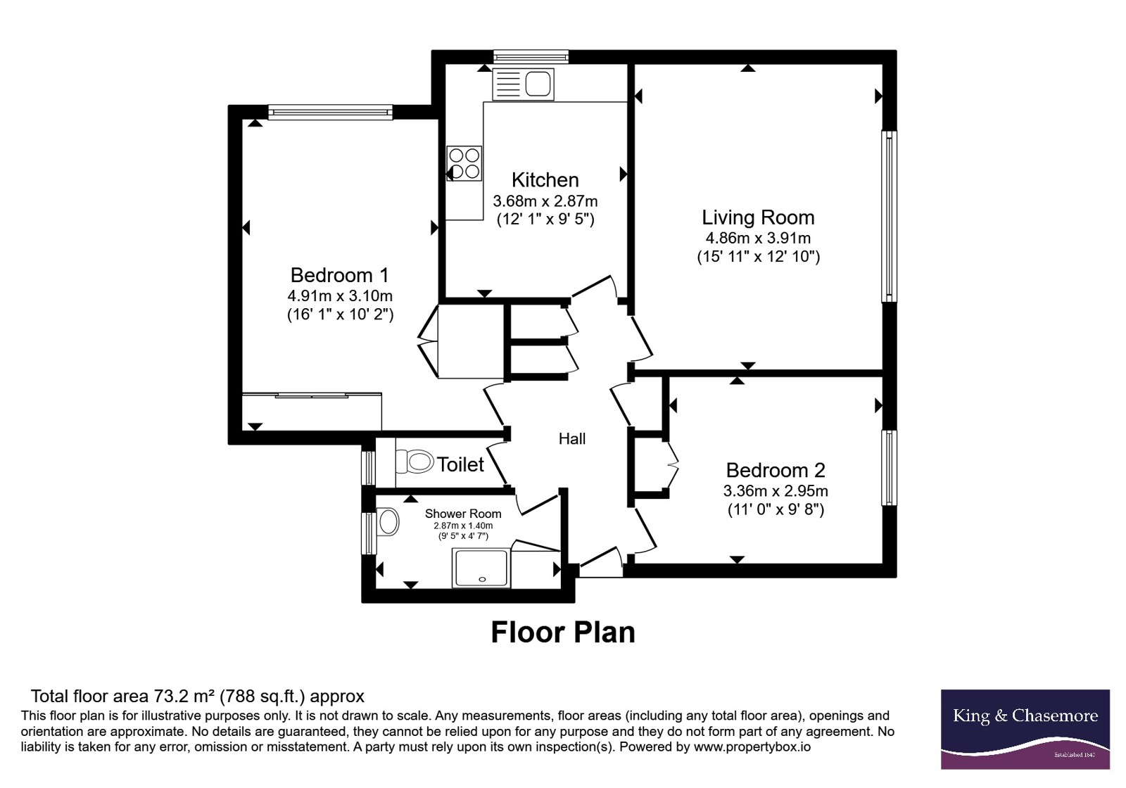 Flat 30, Sheldon Court,, Bath Road, West Sussex floorplan