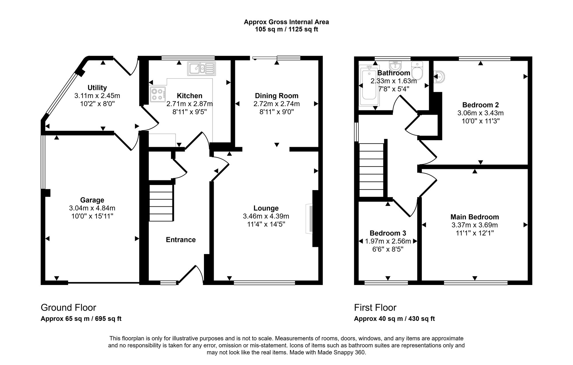10 Marus Avenue, Wigan floorplan