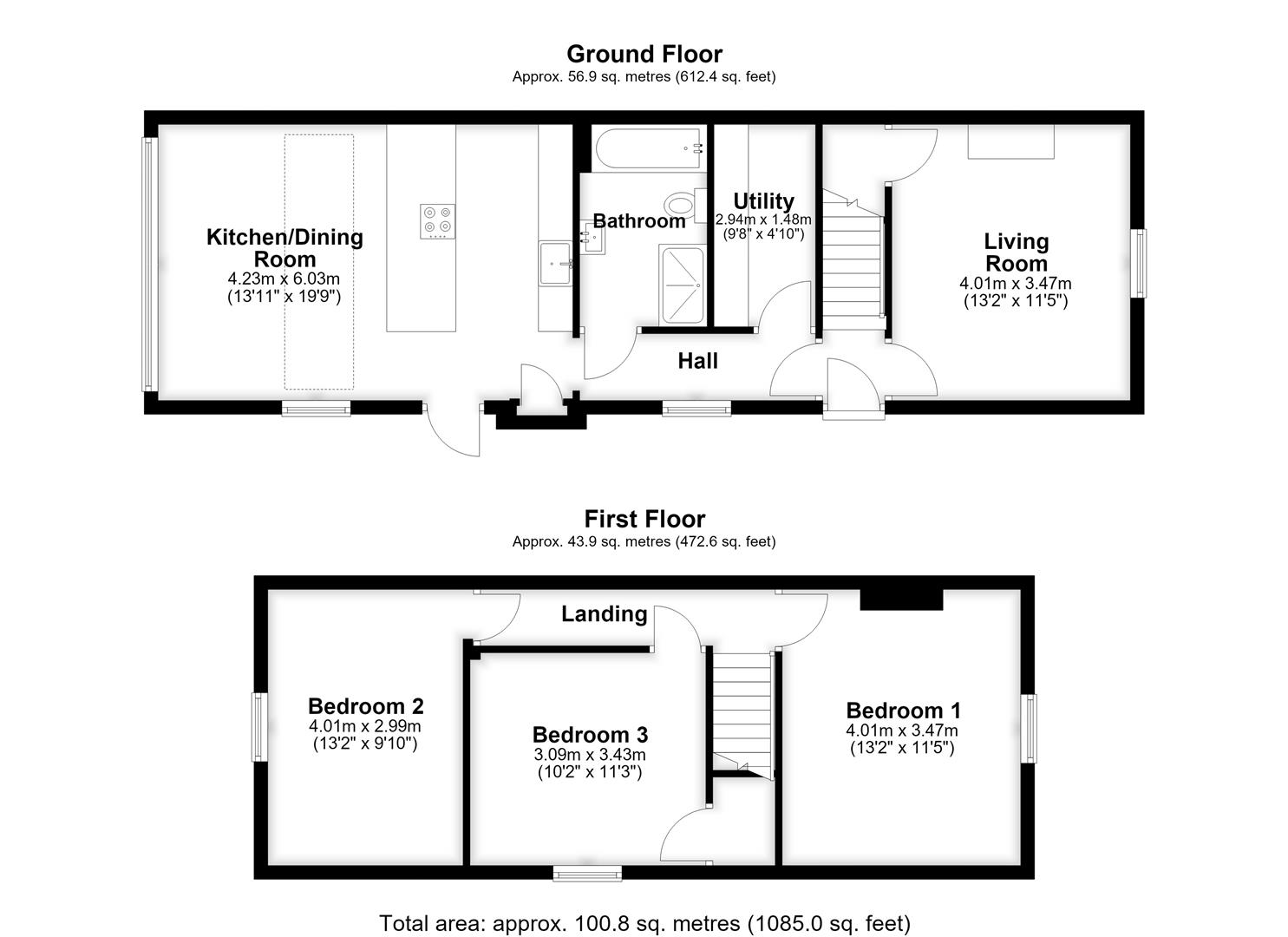 South View, Portishead floorplan