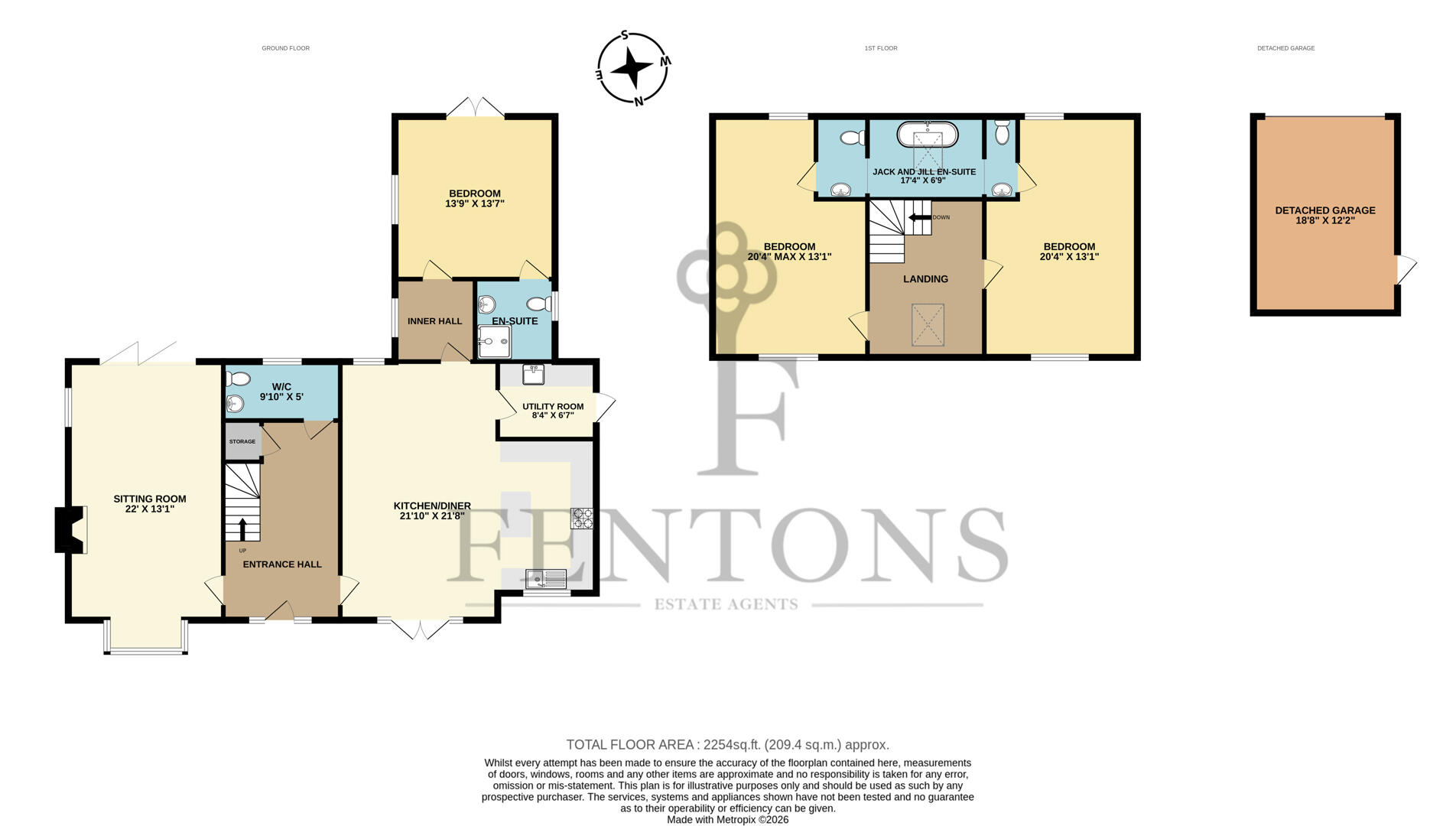 Pondview Cottage, 4, Frinton Road, Thorpe-le-Soken floorplan
