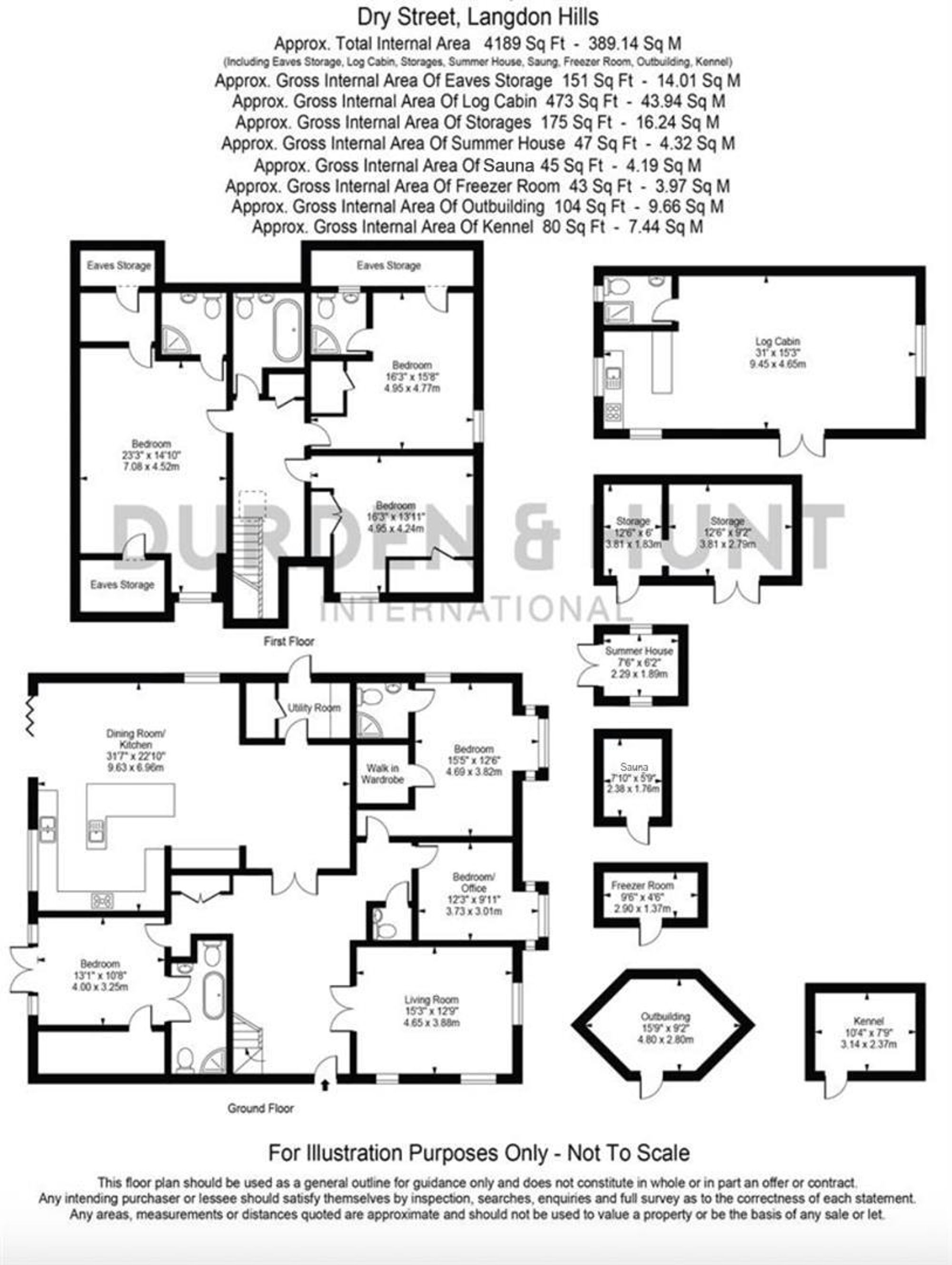Hillcroft Dry Street, Basildon floorplan