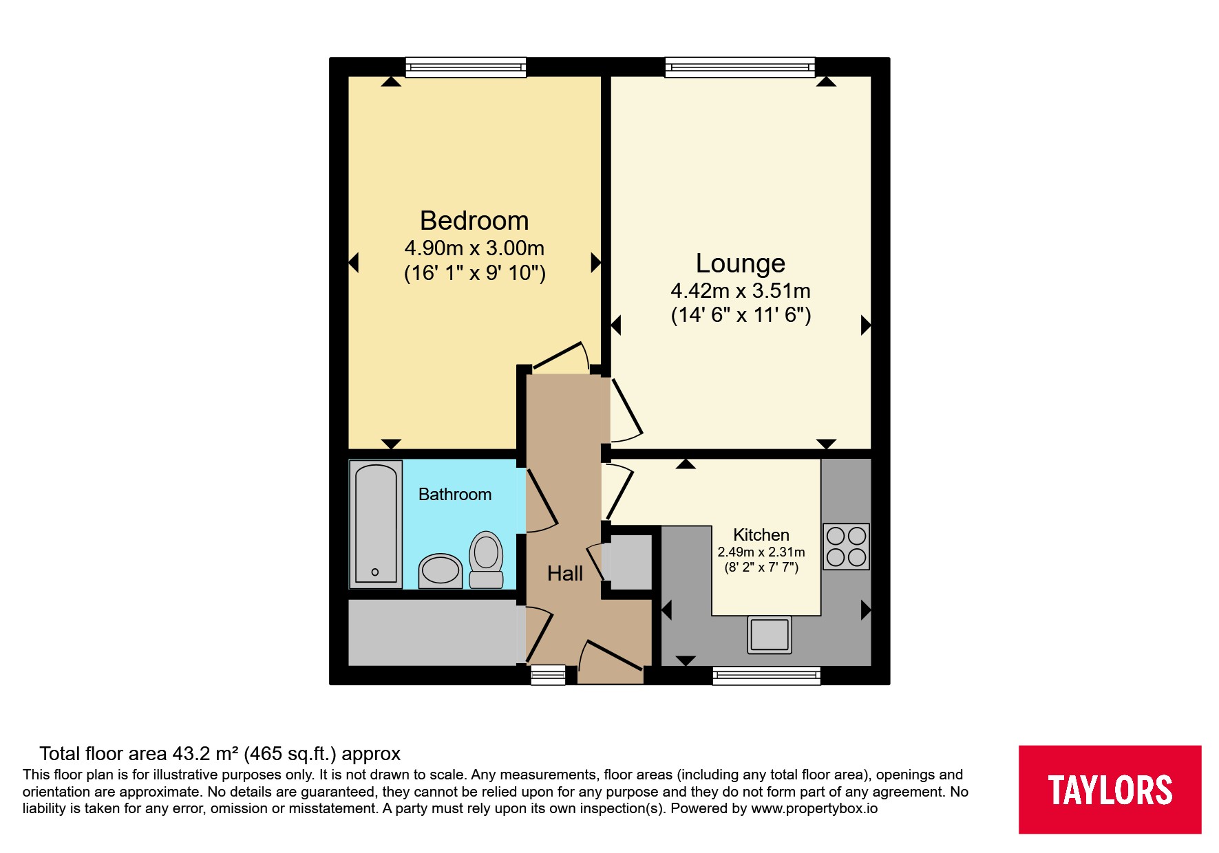 17, Pleasant House,, Pleasant Road, Gloucestershire floorplan