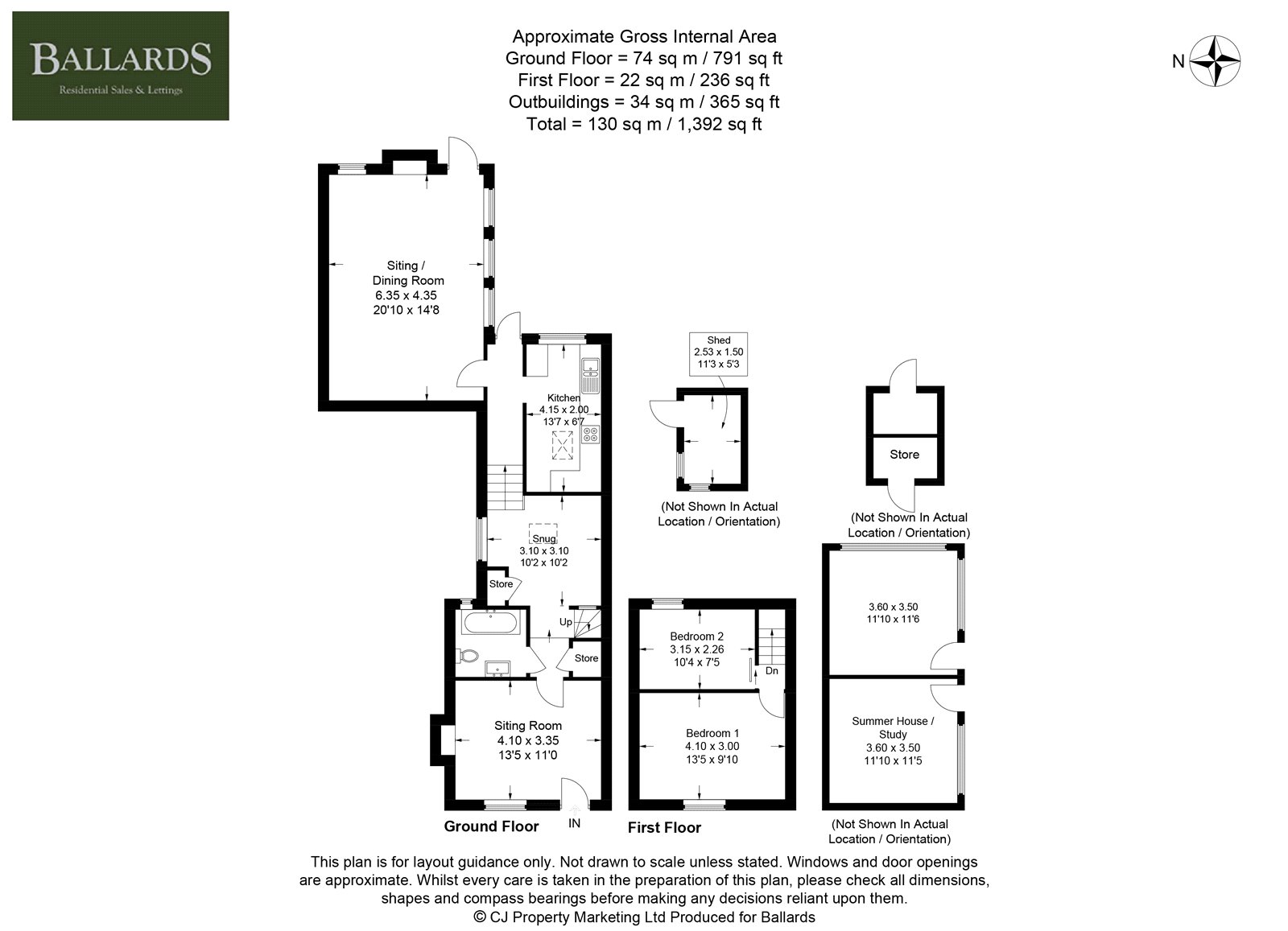 White Rose Cottage, 95, High Street, Berkshire floorplan
