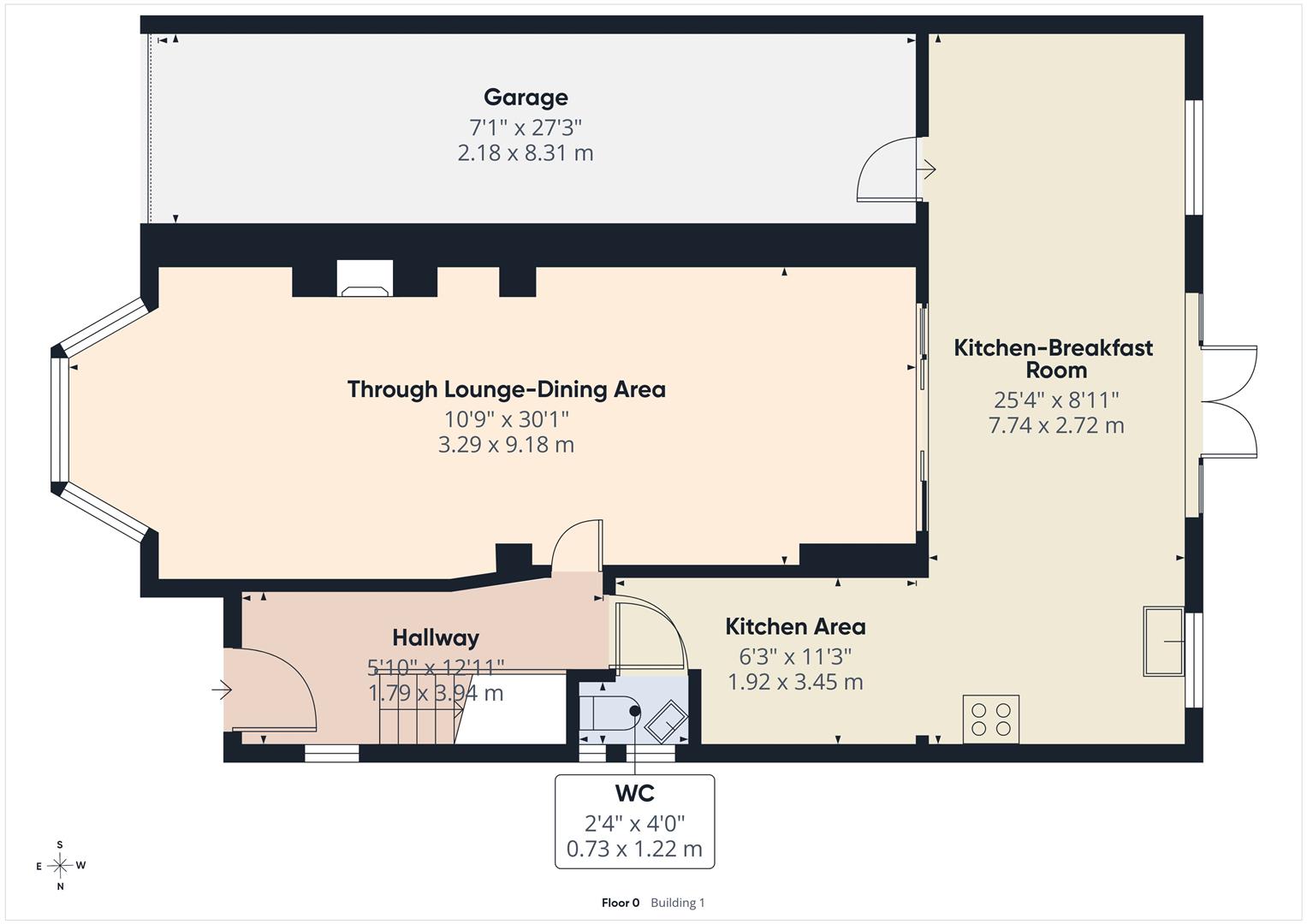 250, Old Lodge Lane, Purley floorplan