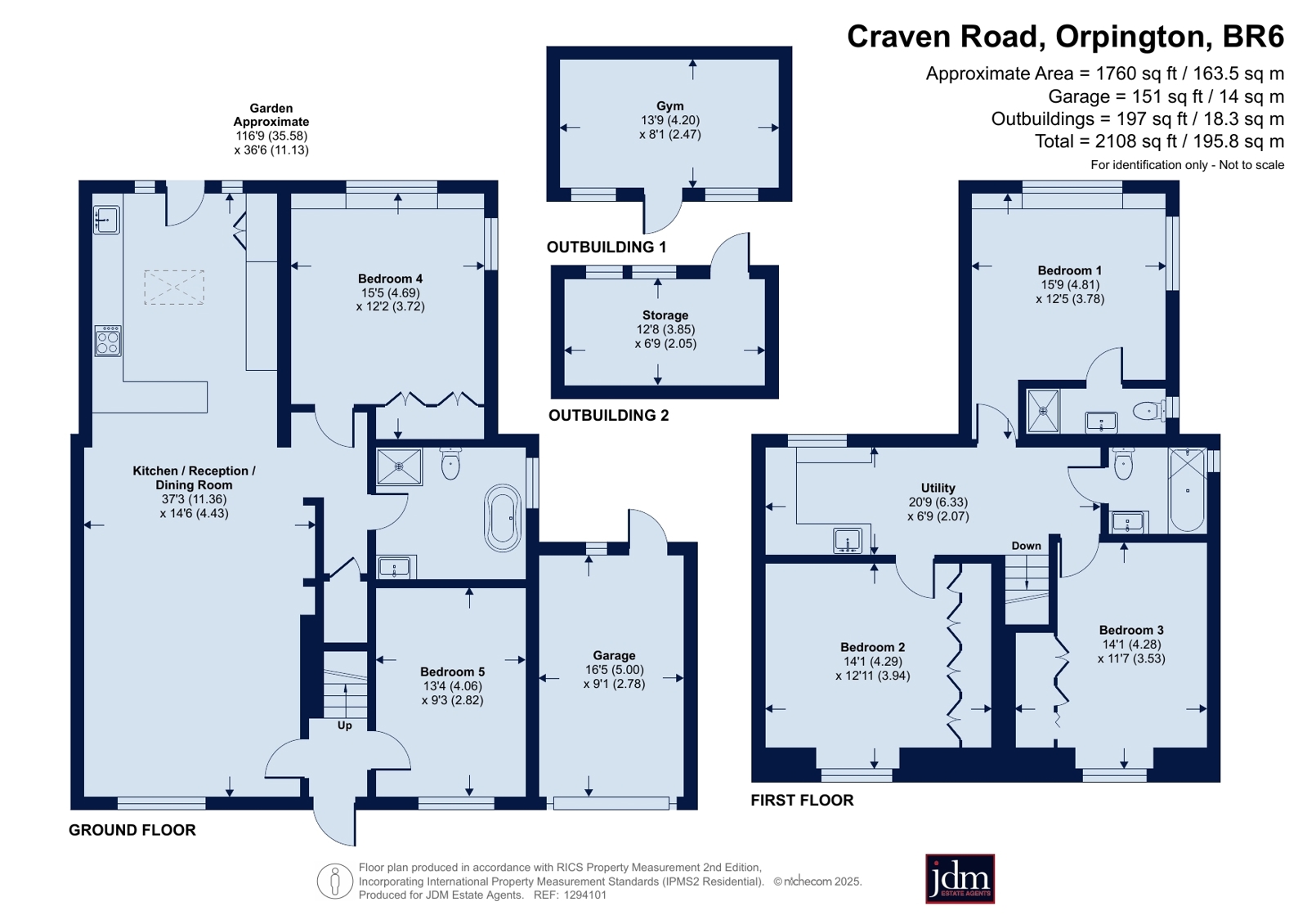 63, Craven Road, Orpington floorplan