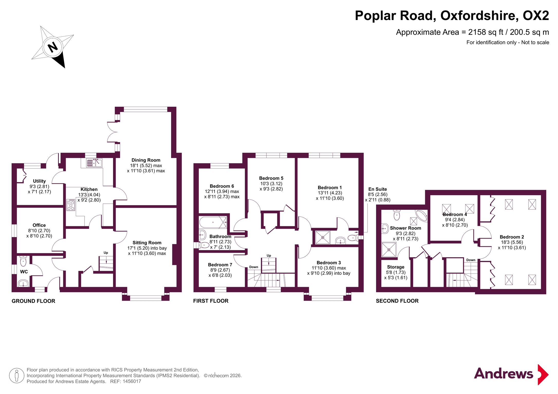 40, Poplar Road, Oxfordshire floorplan
