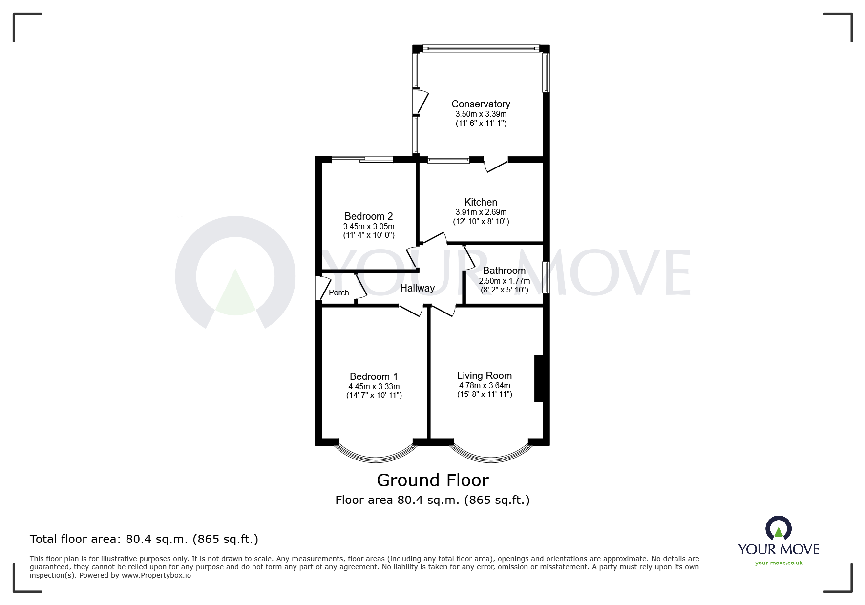 82, Hartley Road, Nottingham floorplan