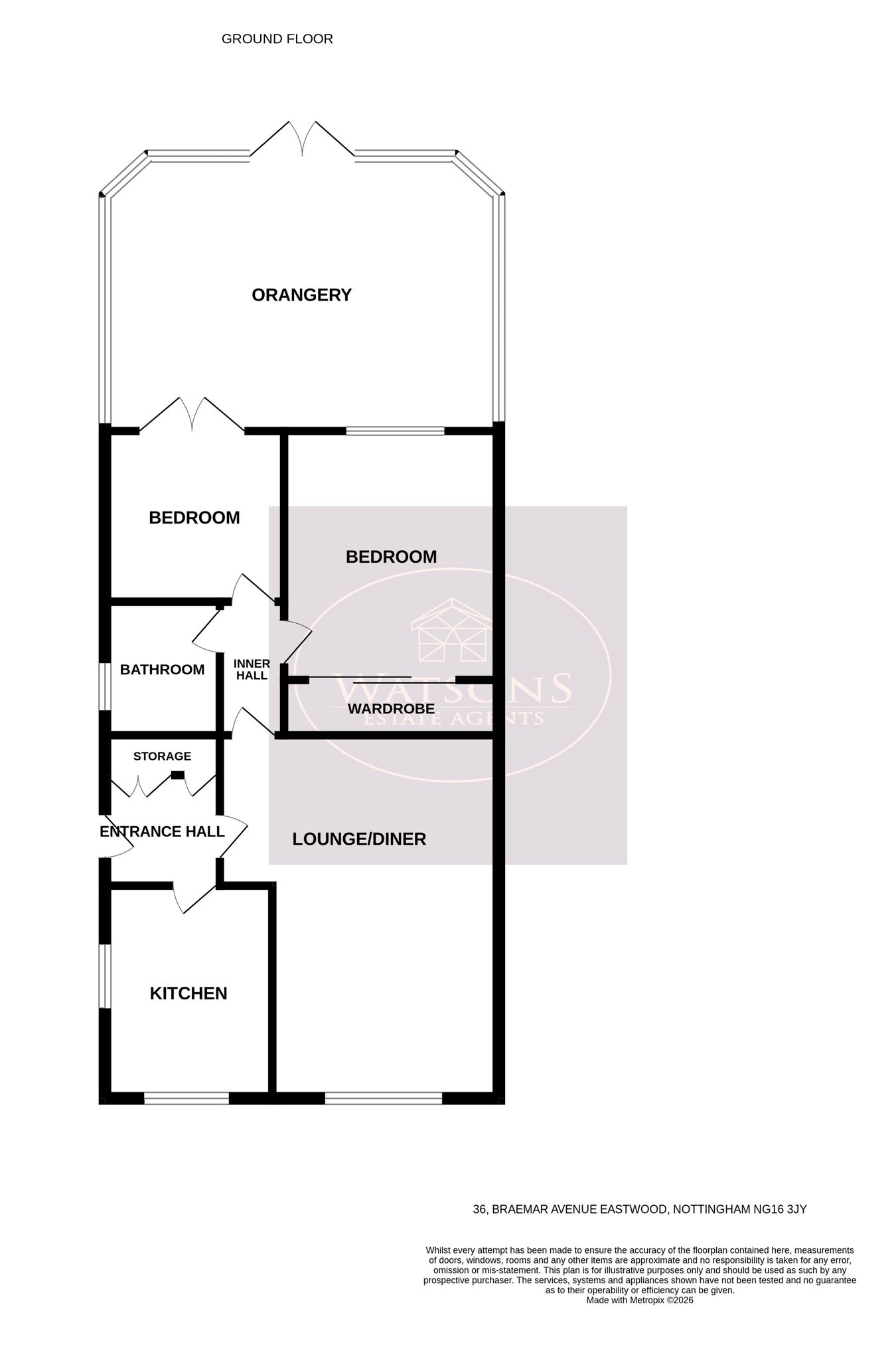 Braemar Avenue, Nottingham floorplan