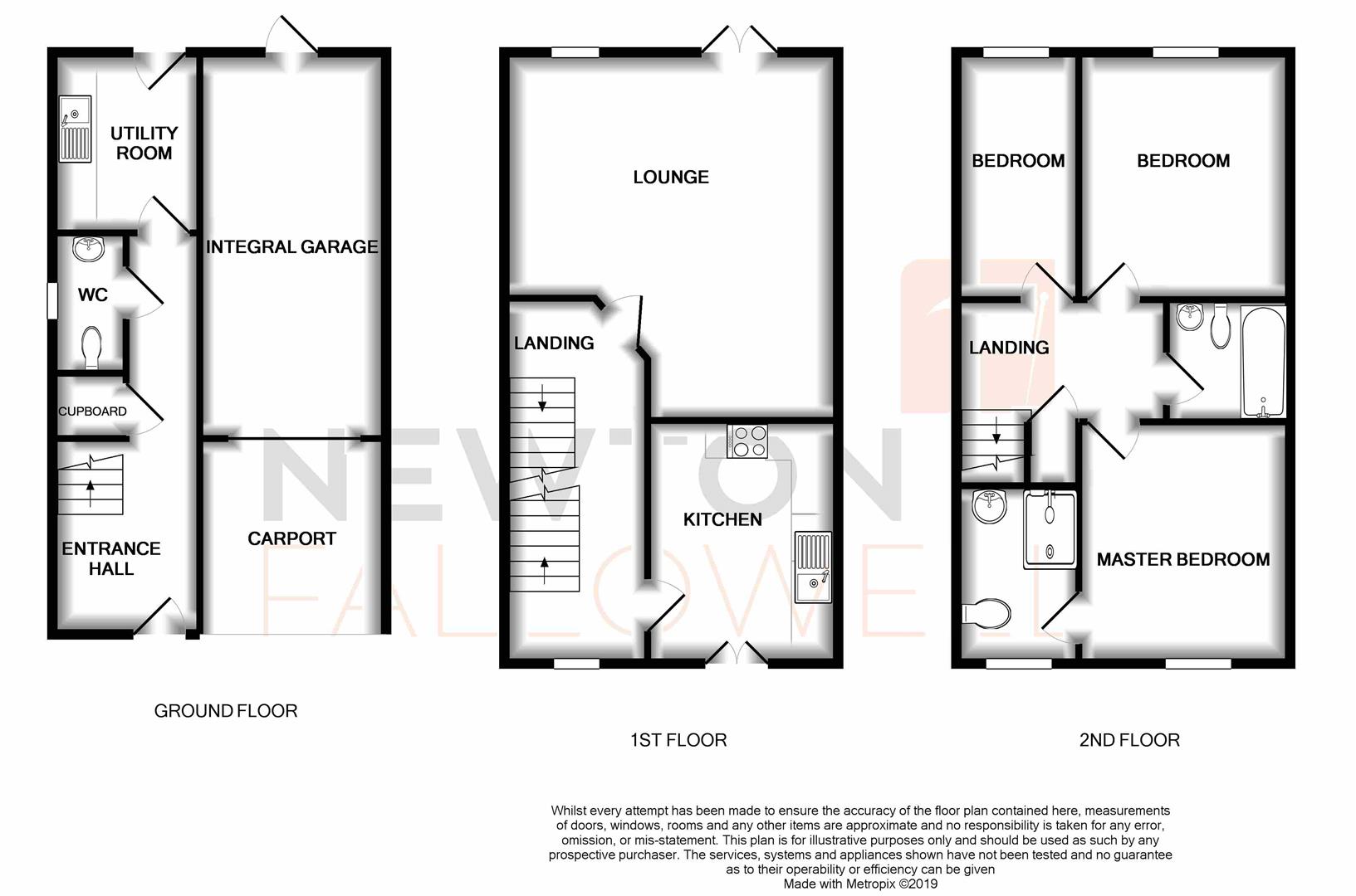 3 Bedrooms Town house for sale in Clough Drive, Burton-On-Trent DE14