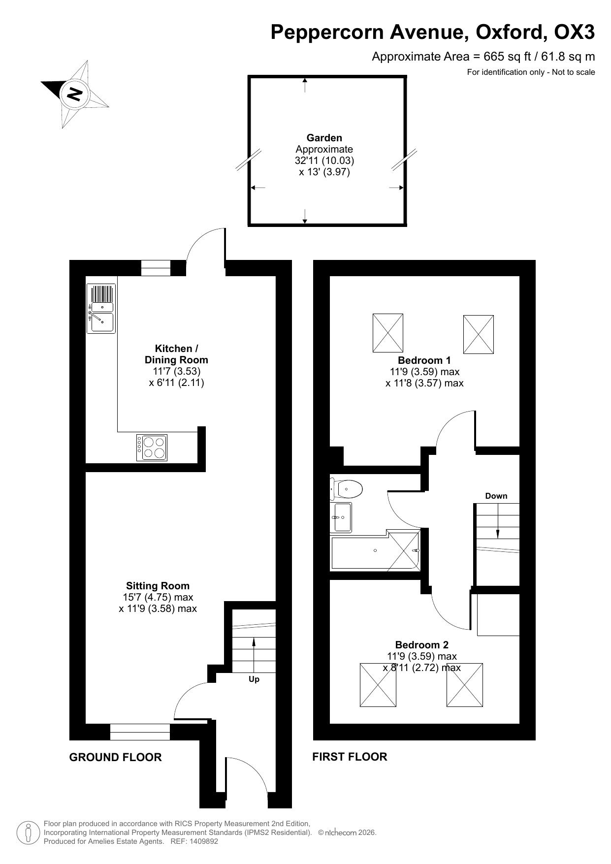Peppercorn Avenue, Oxford floorplan