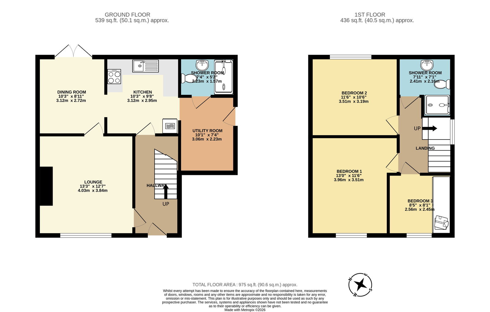 63, Teign Road, Plymouth floorplan