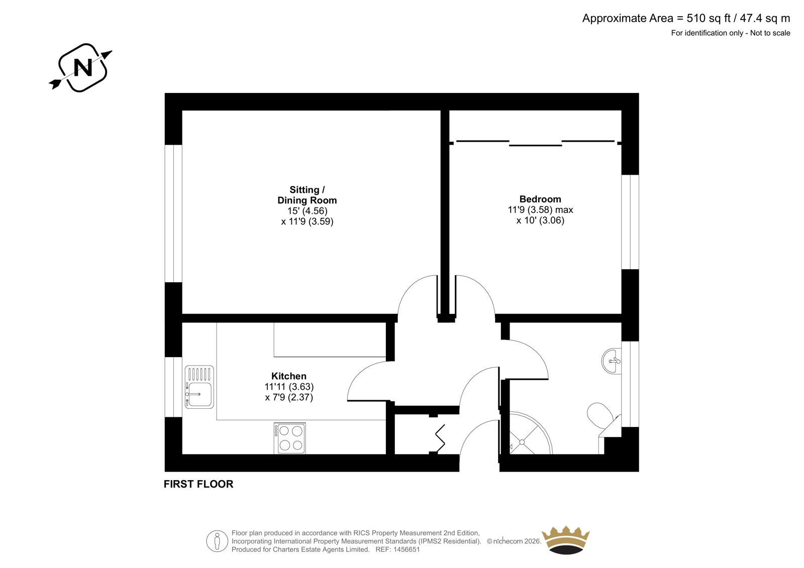 27, Oakhill Close, Eastleigh floorplan