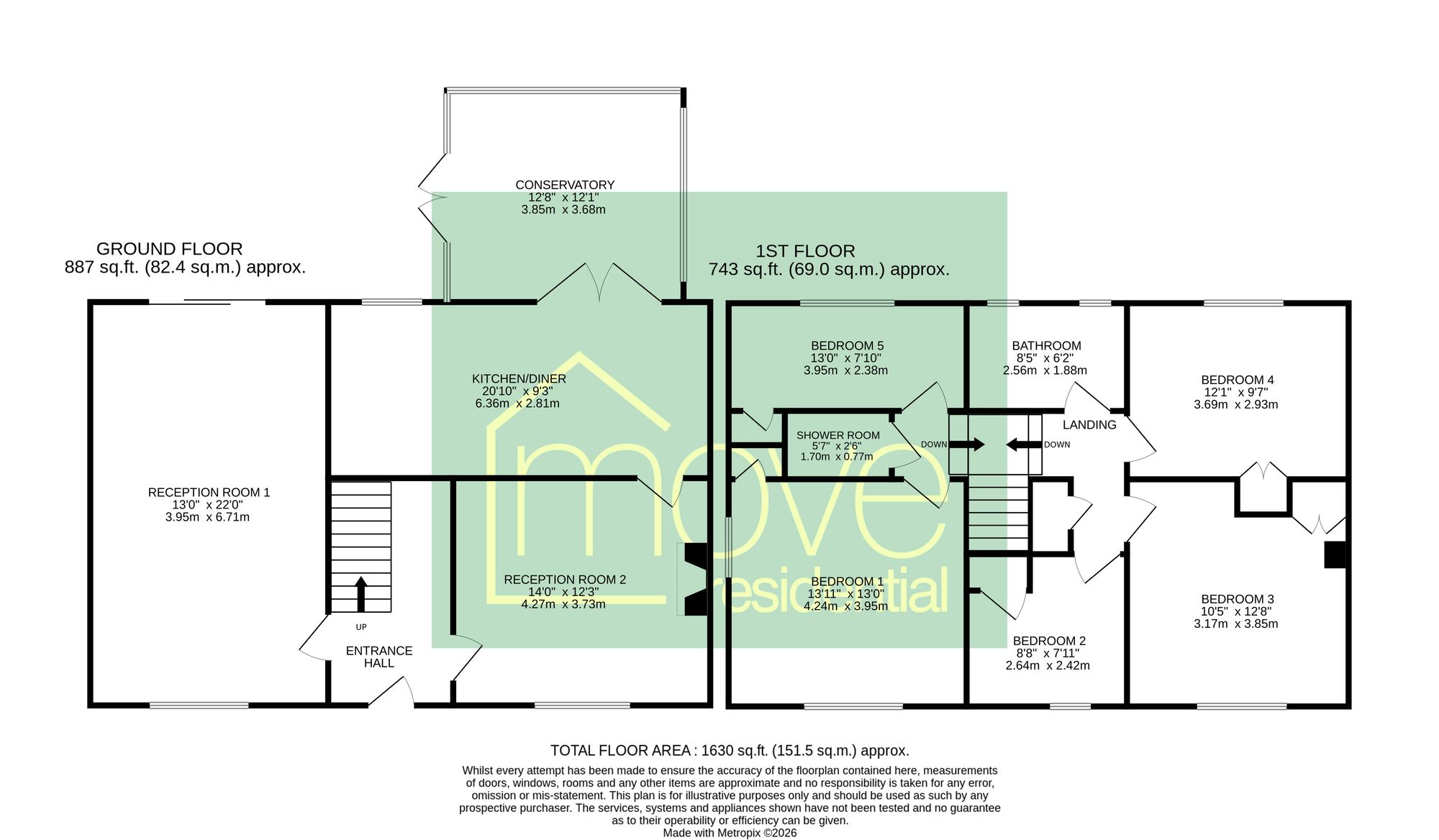 1 Rowan Tree Close, Wirral floorplan