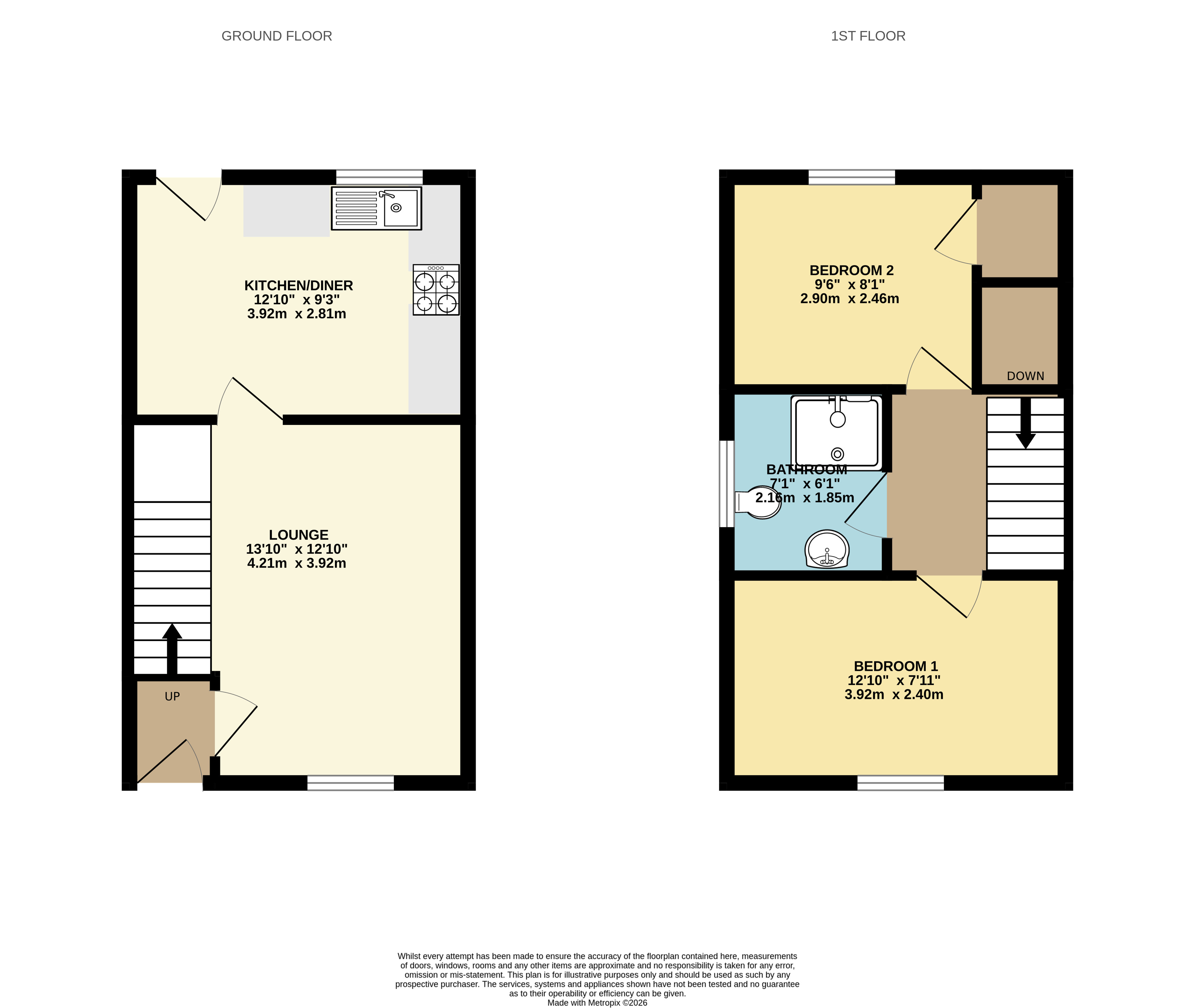 Donne Close, Rushden floorplan