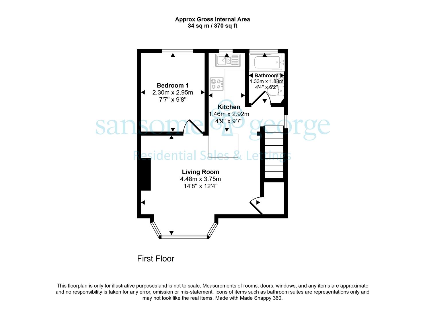 15, City Road, Reading floorplan