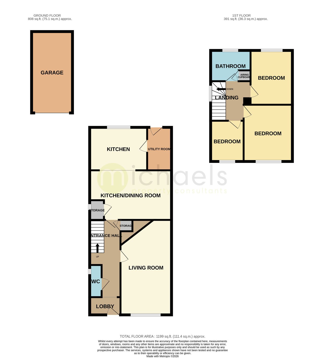 24, Broomfield Crescent, Wivenhoe floorplan
