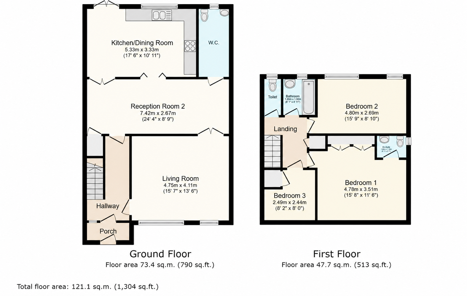 172, Parlaunt Road, Slough floorplan