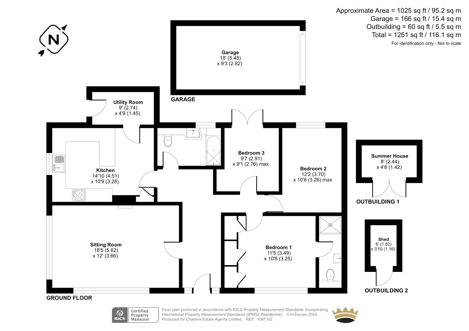 By The Way,, Wood Lane, Alresford floorplan