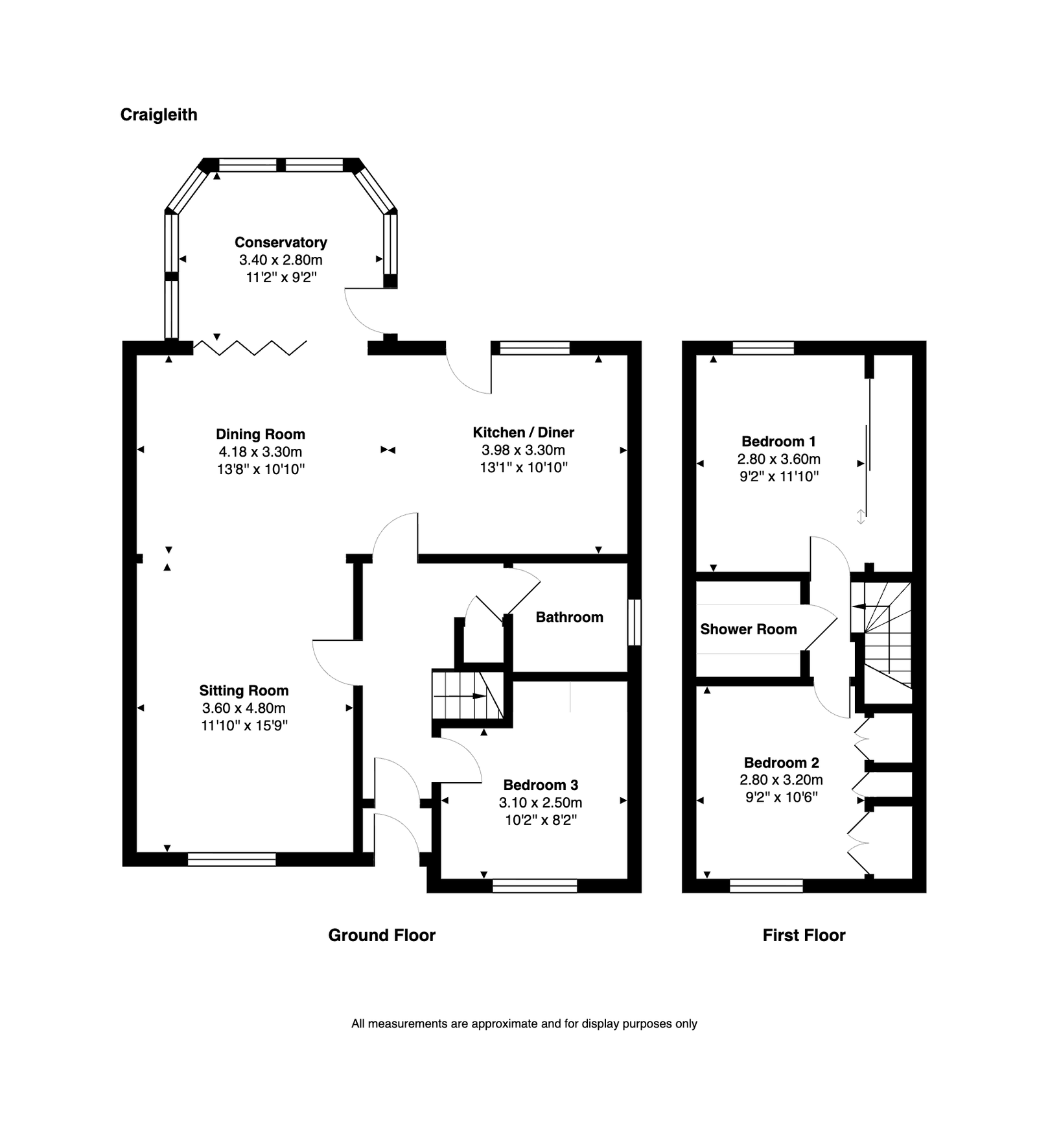 10, Craigleith Avenue, Falkirk floorplan