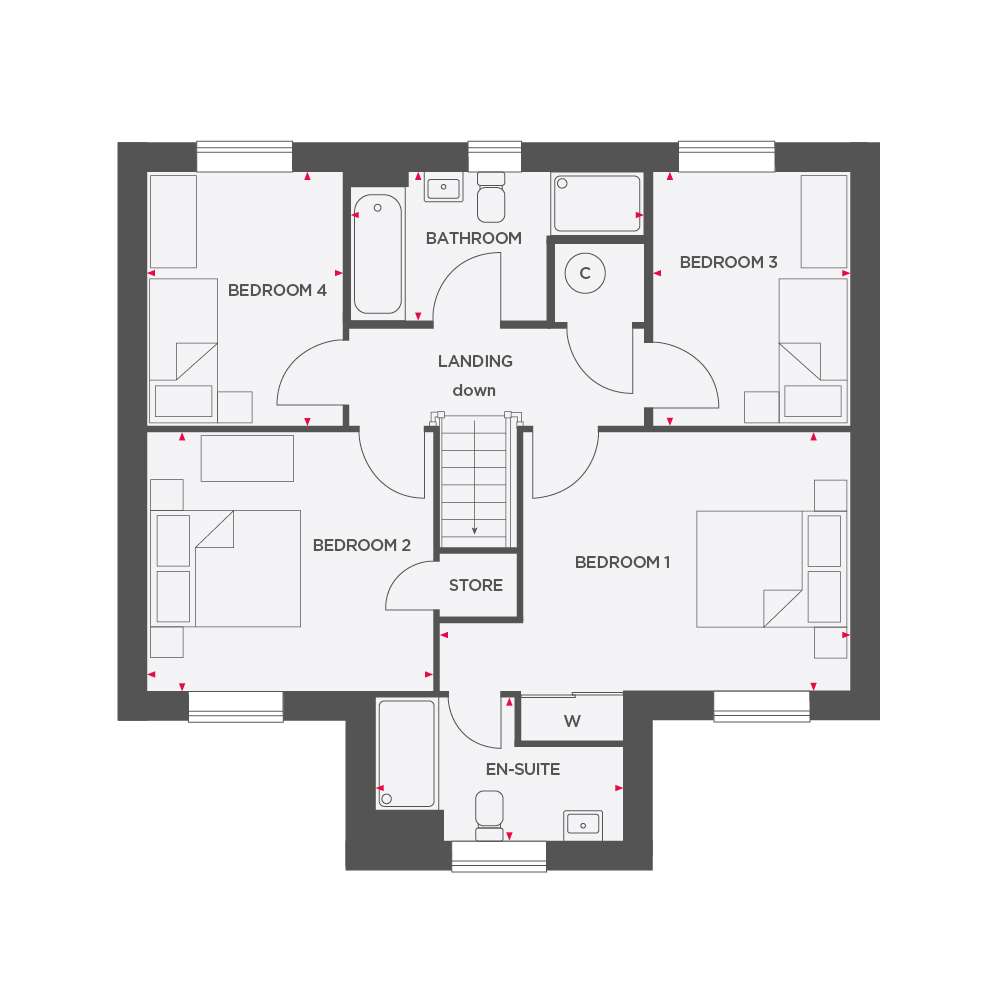 429, Bartle Lane, Lower Bartle floorplan