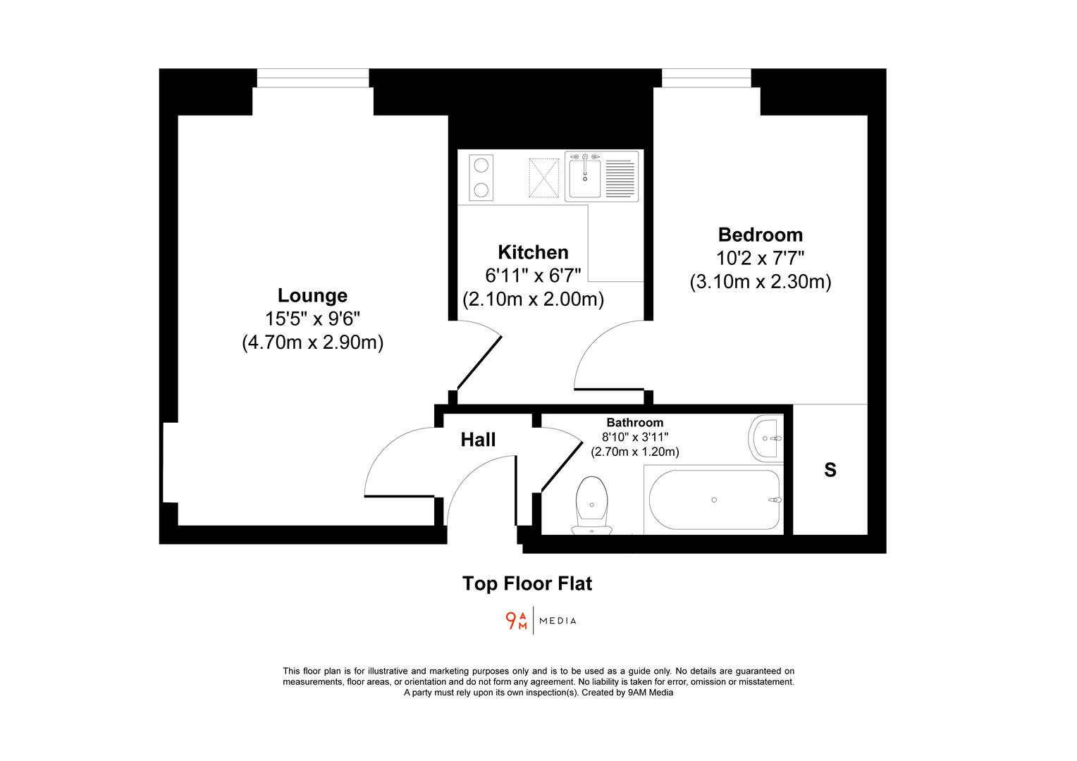 51 High Street, Aberdour KY3, 1 bedroom flat for sale 63783666