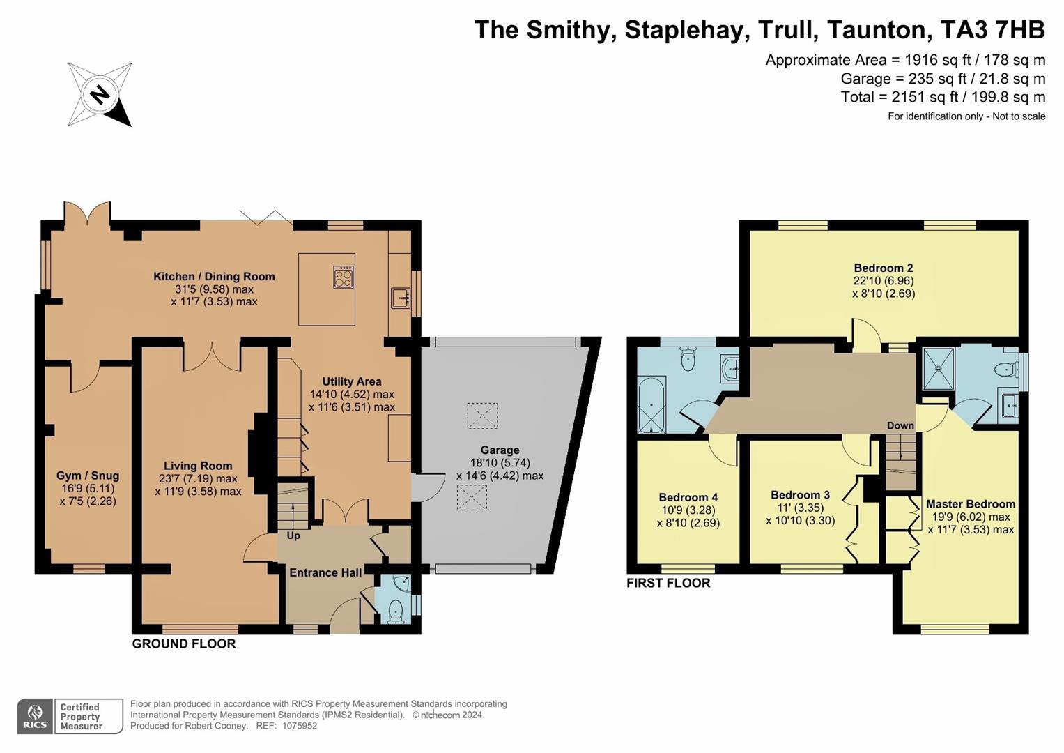 Staplehay, Trull, Taunton TA3, 4 bedroom detached house for sale 66485279 PrimeLocation