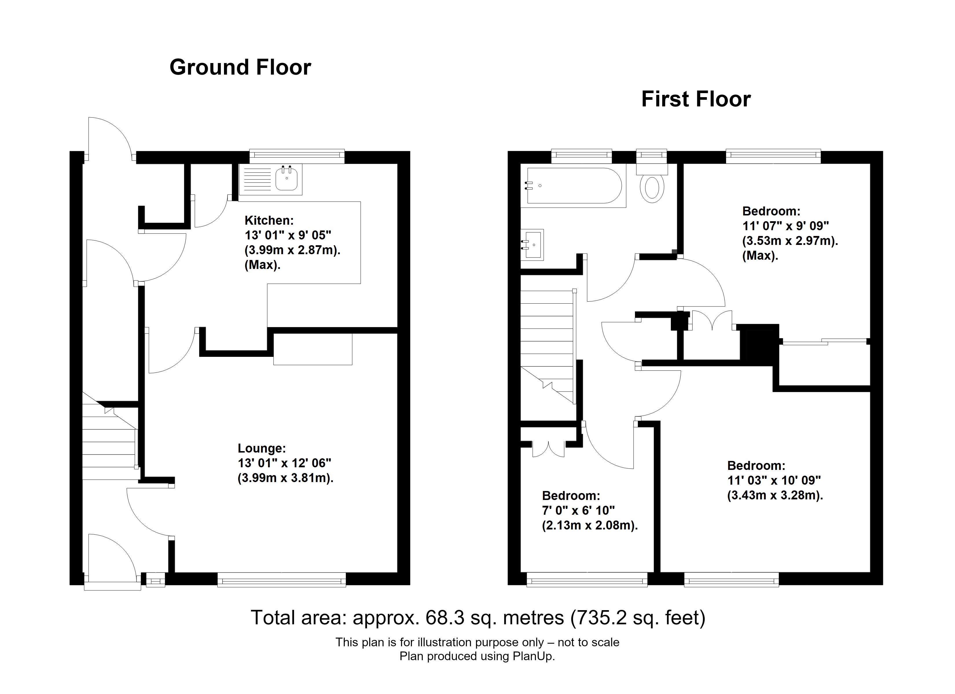 67, Whippendell Way, Orpington floorplan