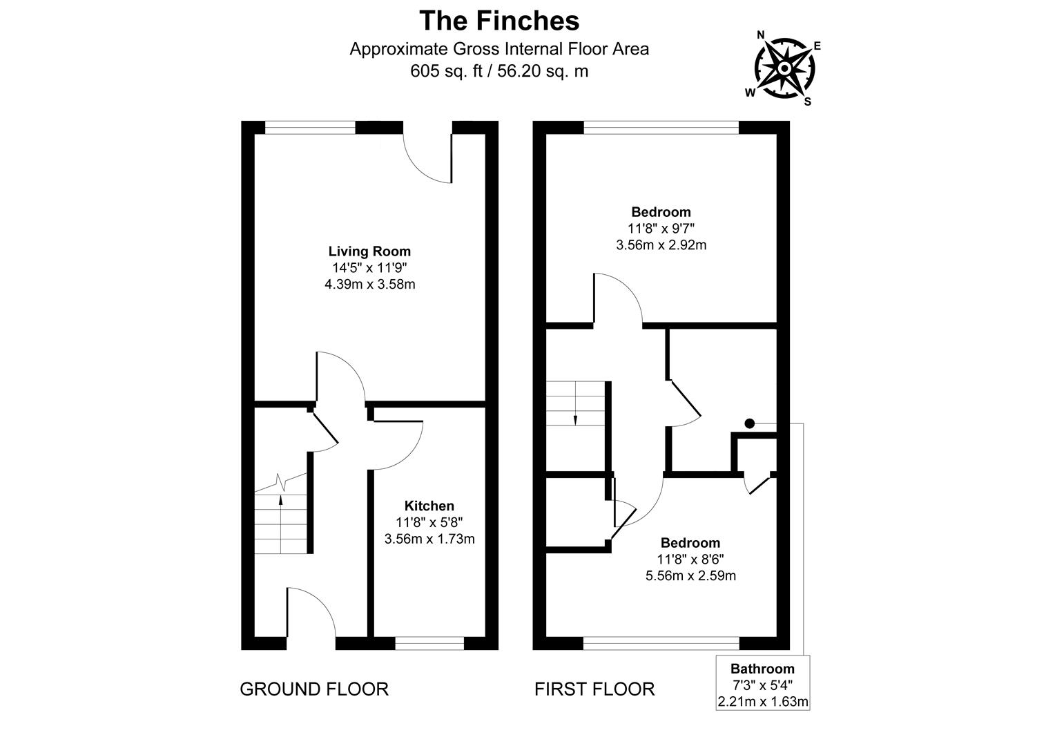 2, The Finches, St. Leonards-On-Sea floorplan