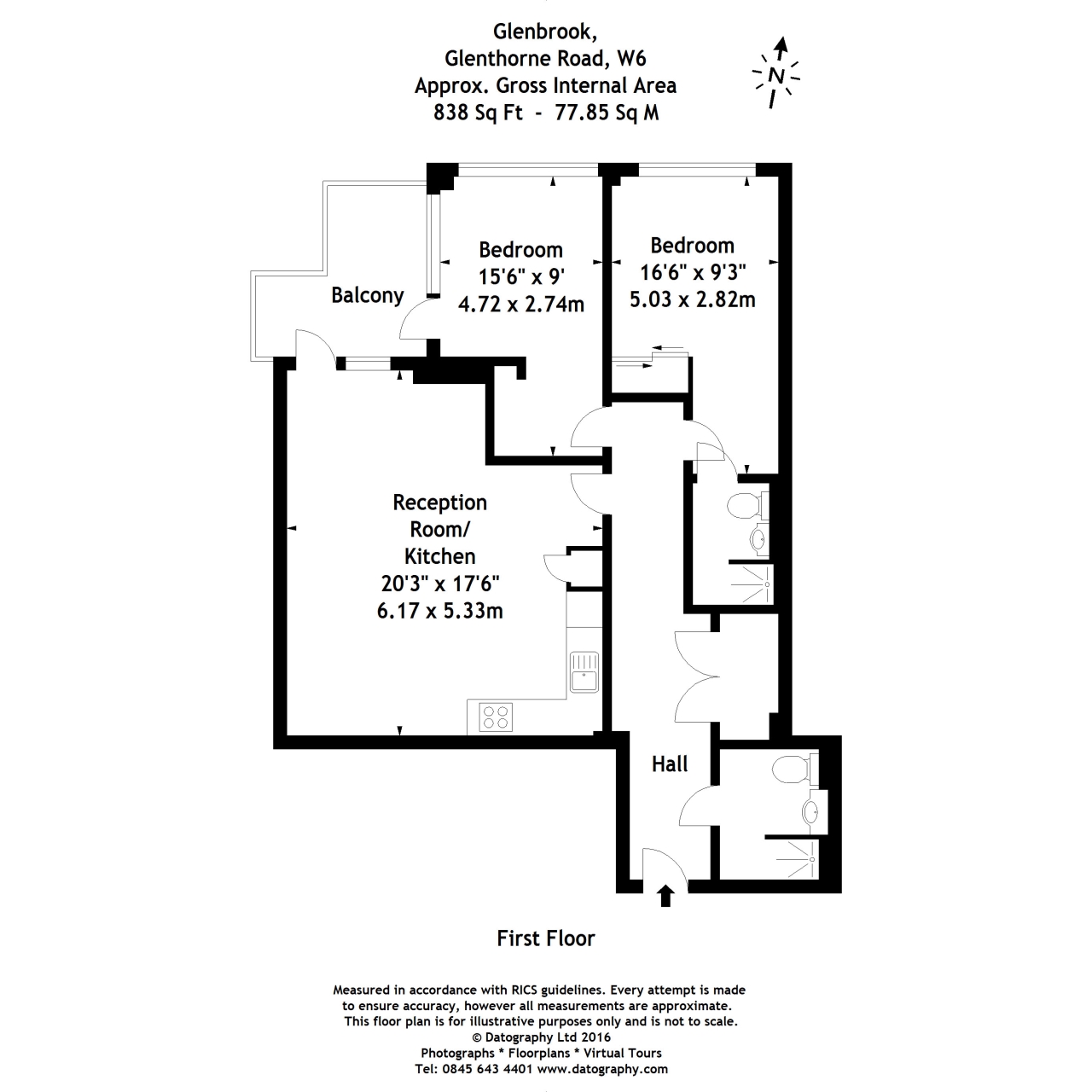 Glenthorne Road, London floorplan