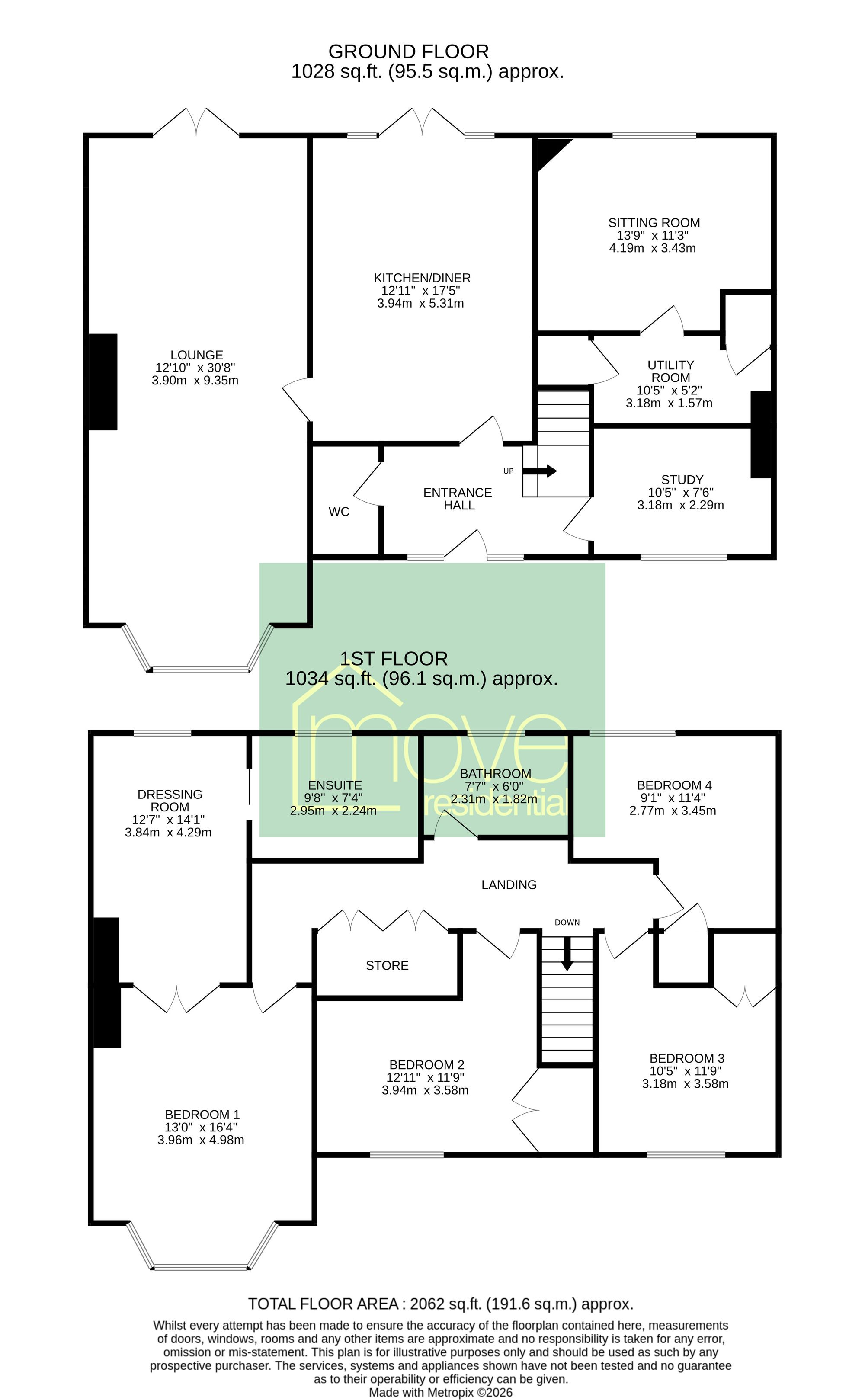1 Widgeons Covert, Wirral floorplan