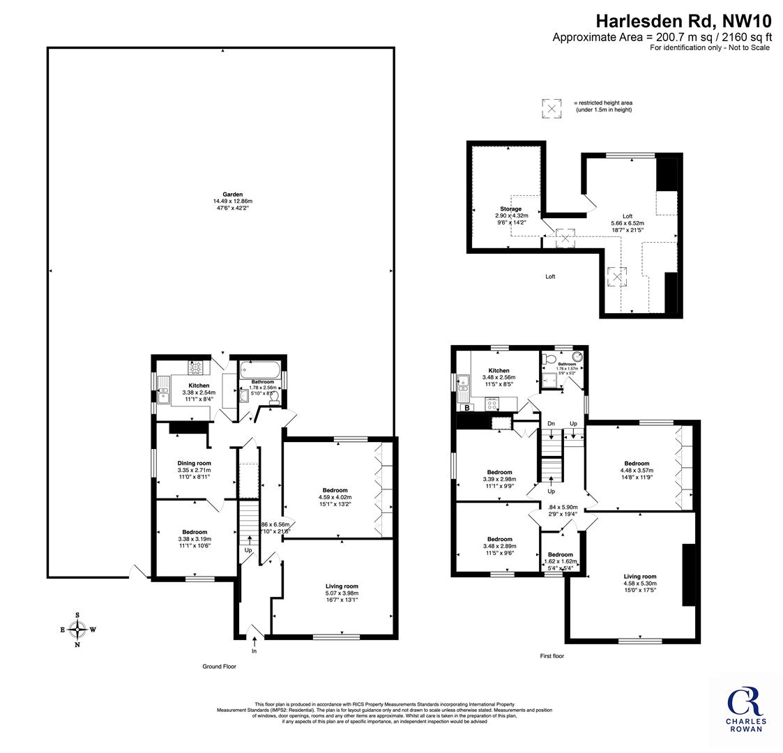 325, Harlesden Road, London floorplan