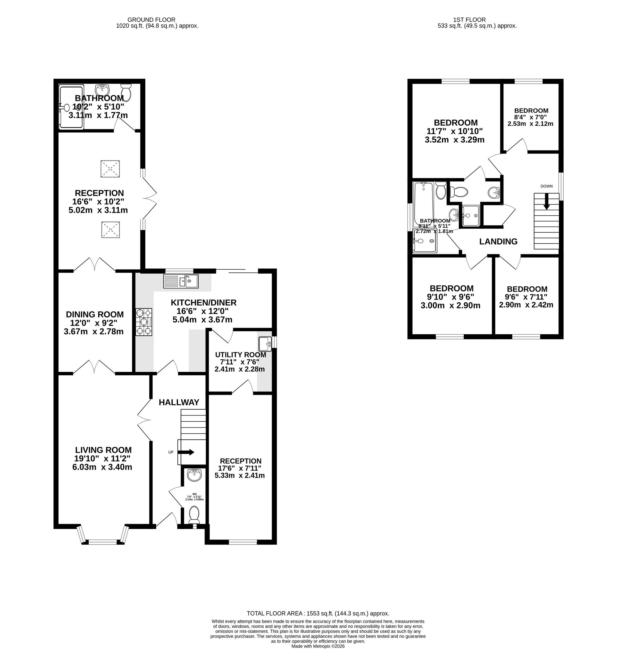 25 Ashleigh Court, Cwmbran floorplan