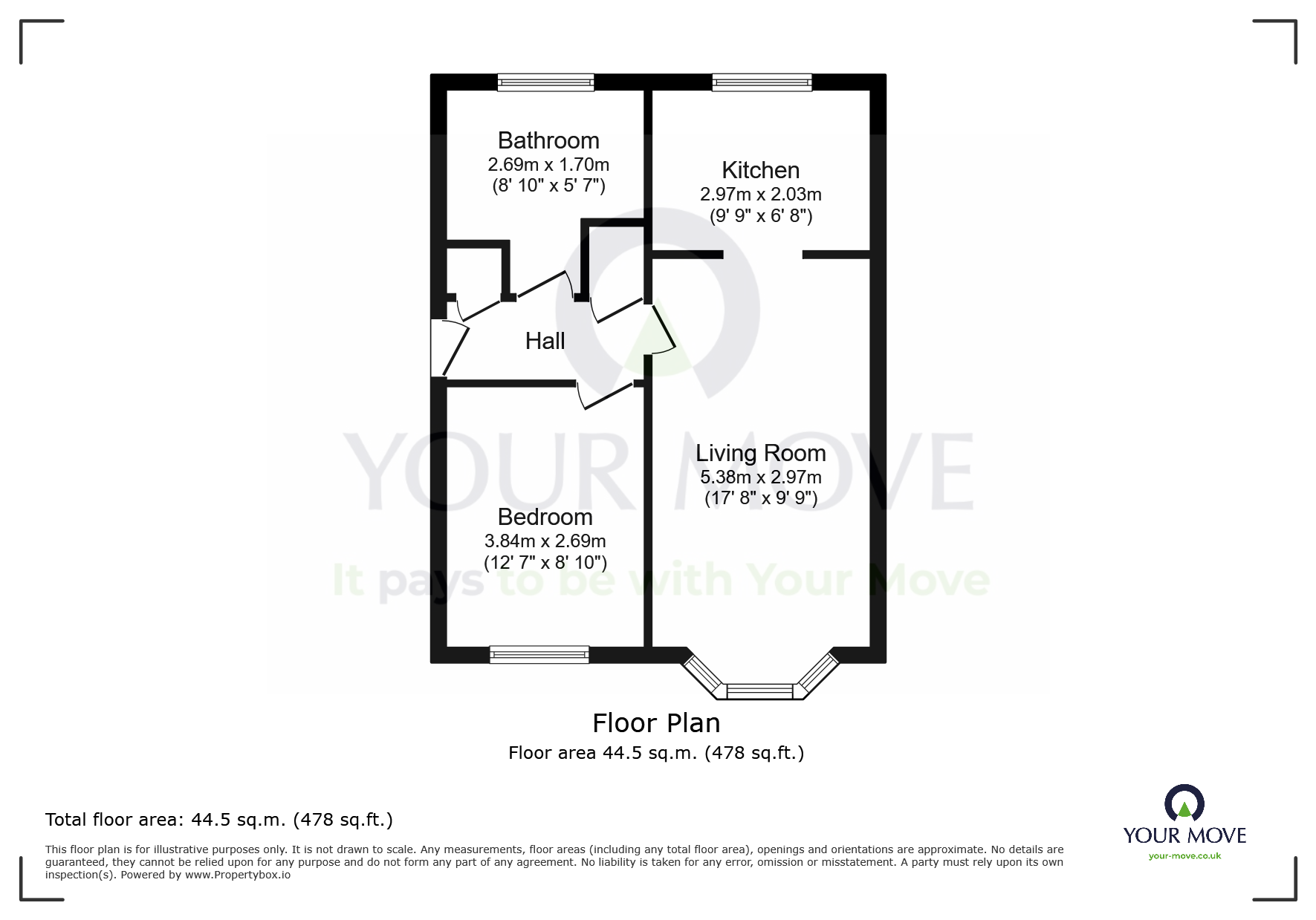 23, Hudson Close, East Sussex floorplan